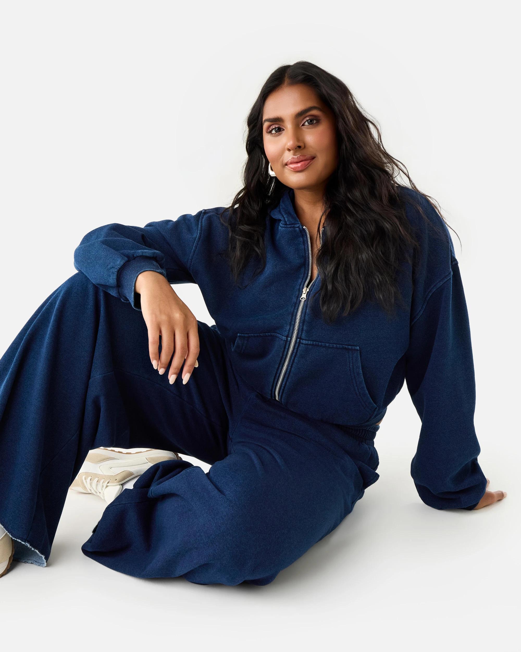 8 Denim Look Trackpants Denim, 8 of 9