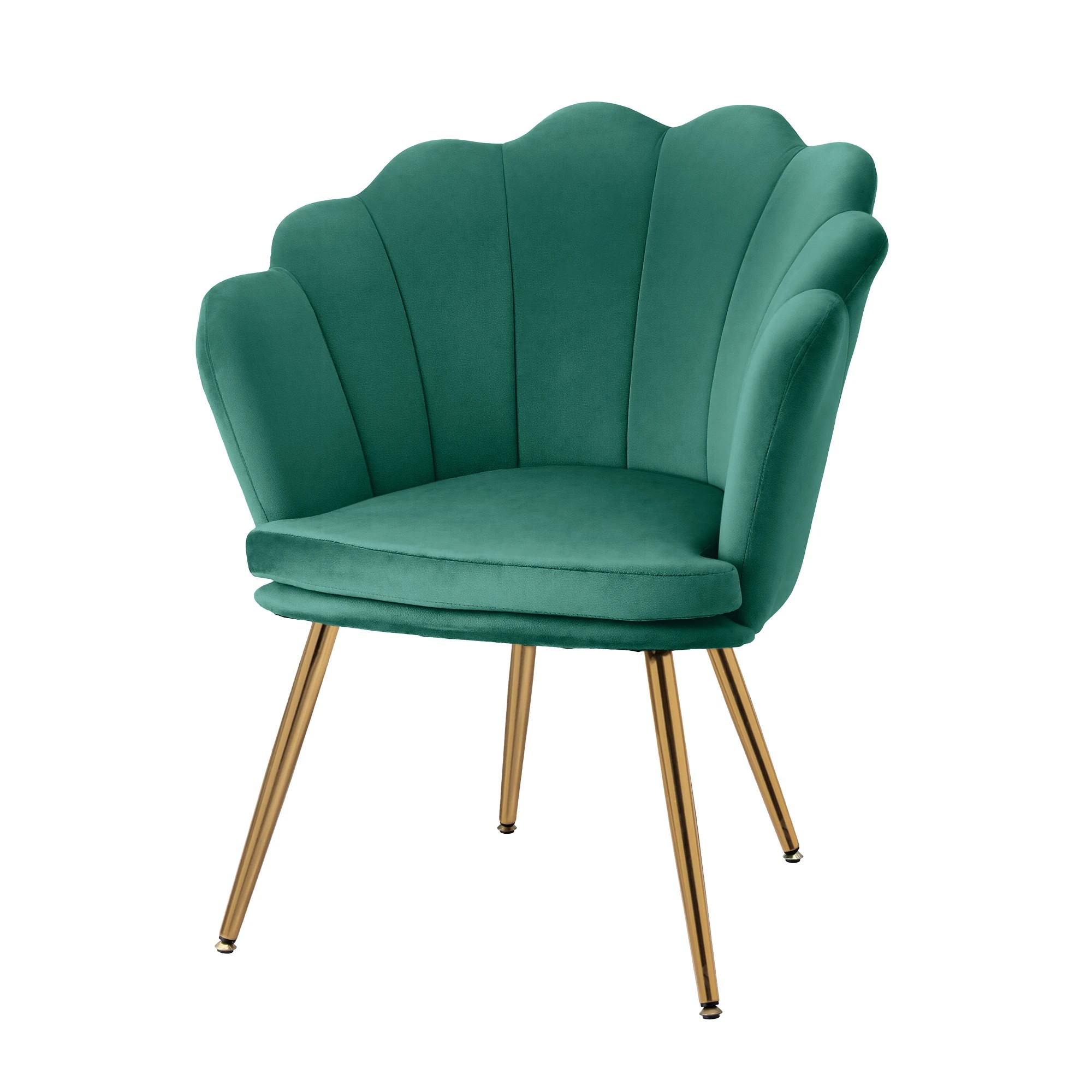 1 Artiss Armchair Velvet  Green - Green, 1 of 7