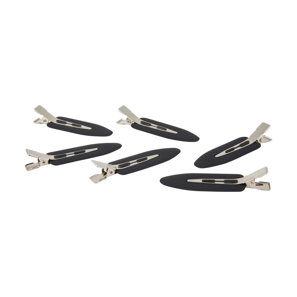 2 OXX Haircare 6 Piece Black No Crease Hair Clips, 2 of 3