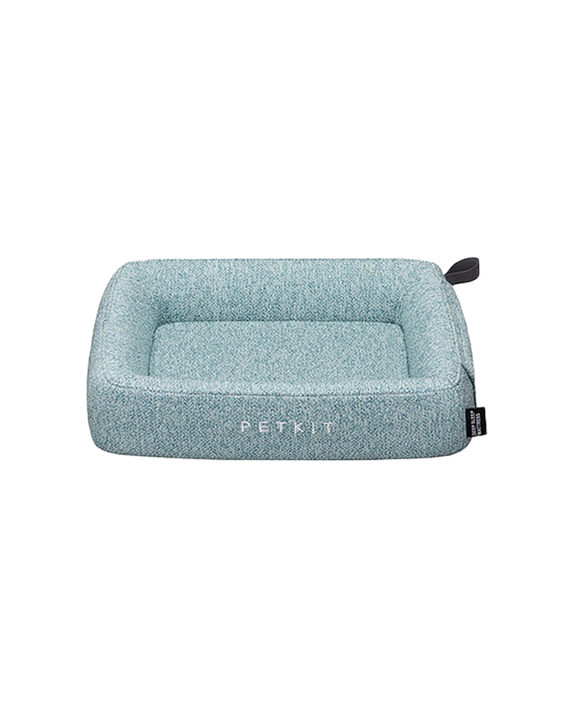 1 Petkit Four Season Deep Sleep Pet Cat Bed Large Orthopaedic Support Memory Foam - Green, 1 of 3