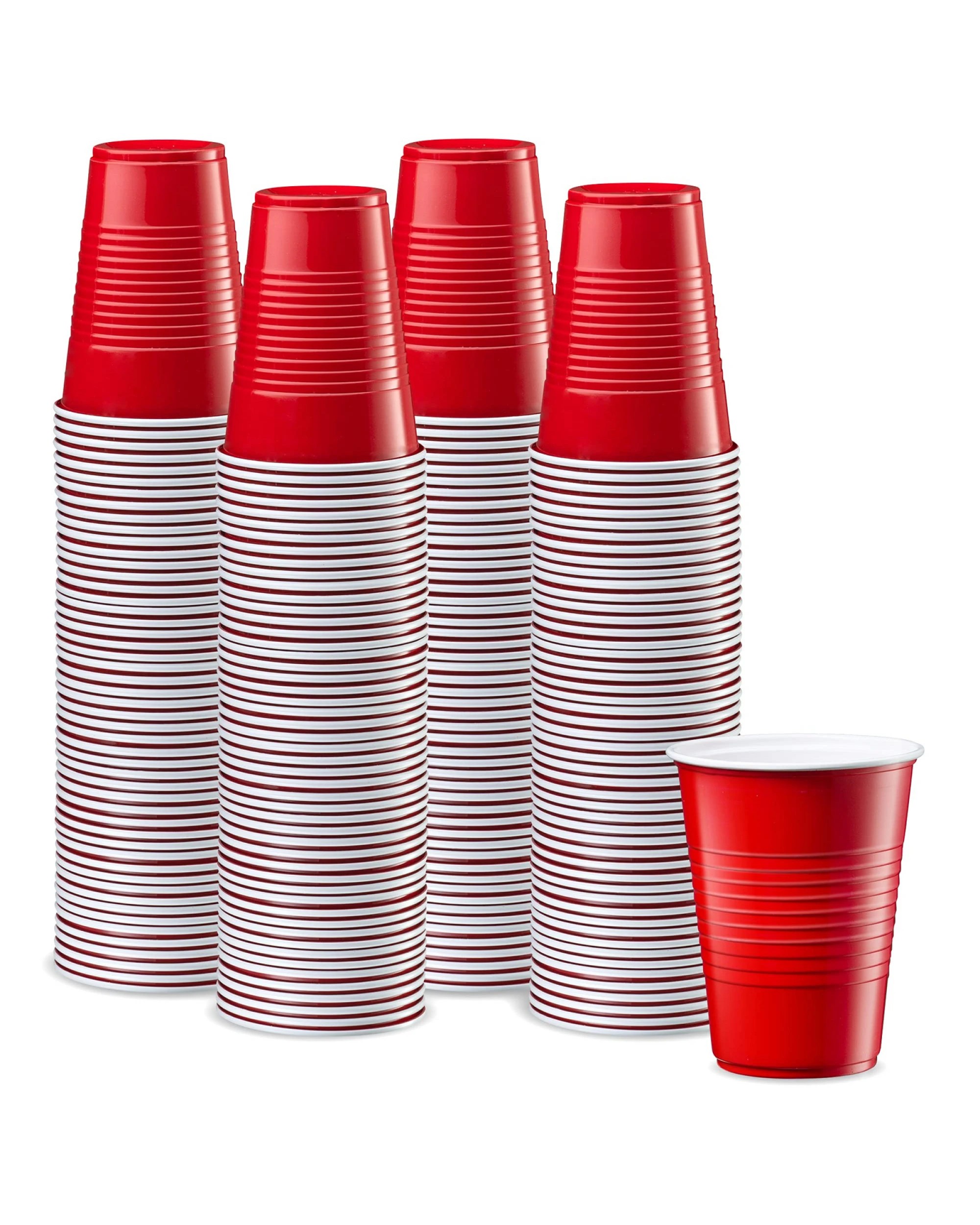 1 BR Home 720x 266ml Plastic Cups in Red, 1 of 4