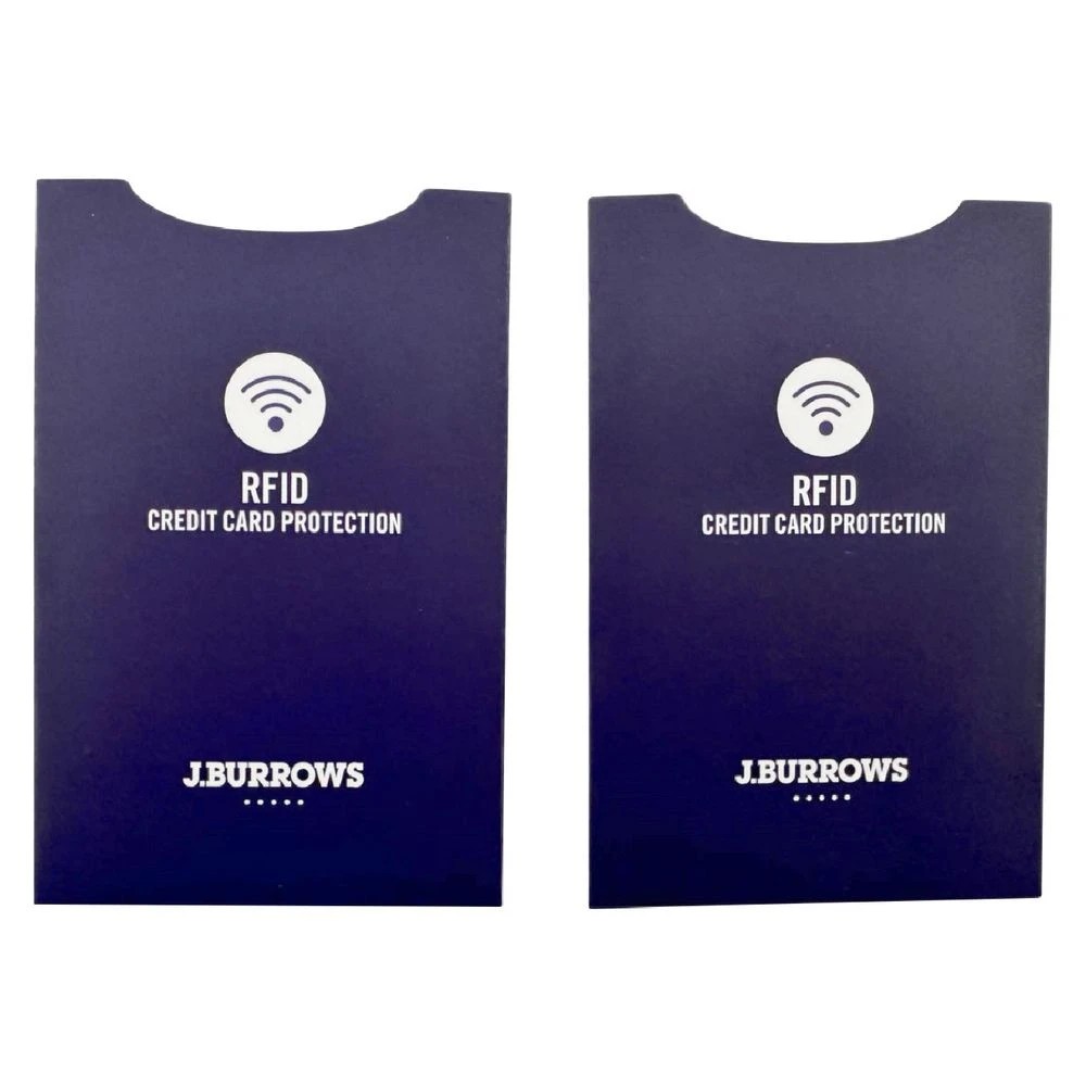 3 J.Burrows RFID-Blocking Credit Card Sleeves 2 Pack, 3 of 4