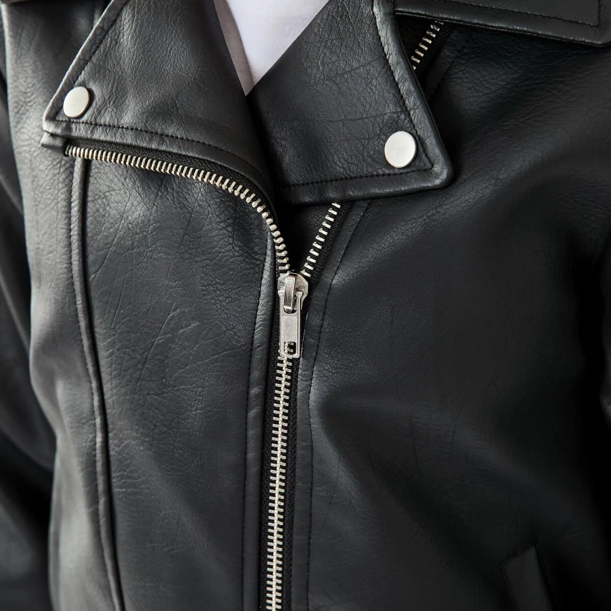 6 Biker Jacket Black, 6 of 10