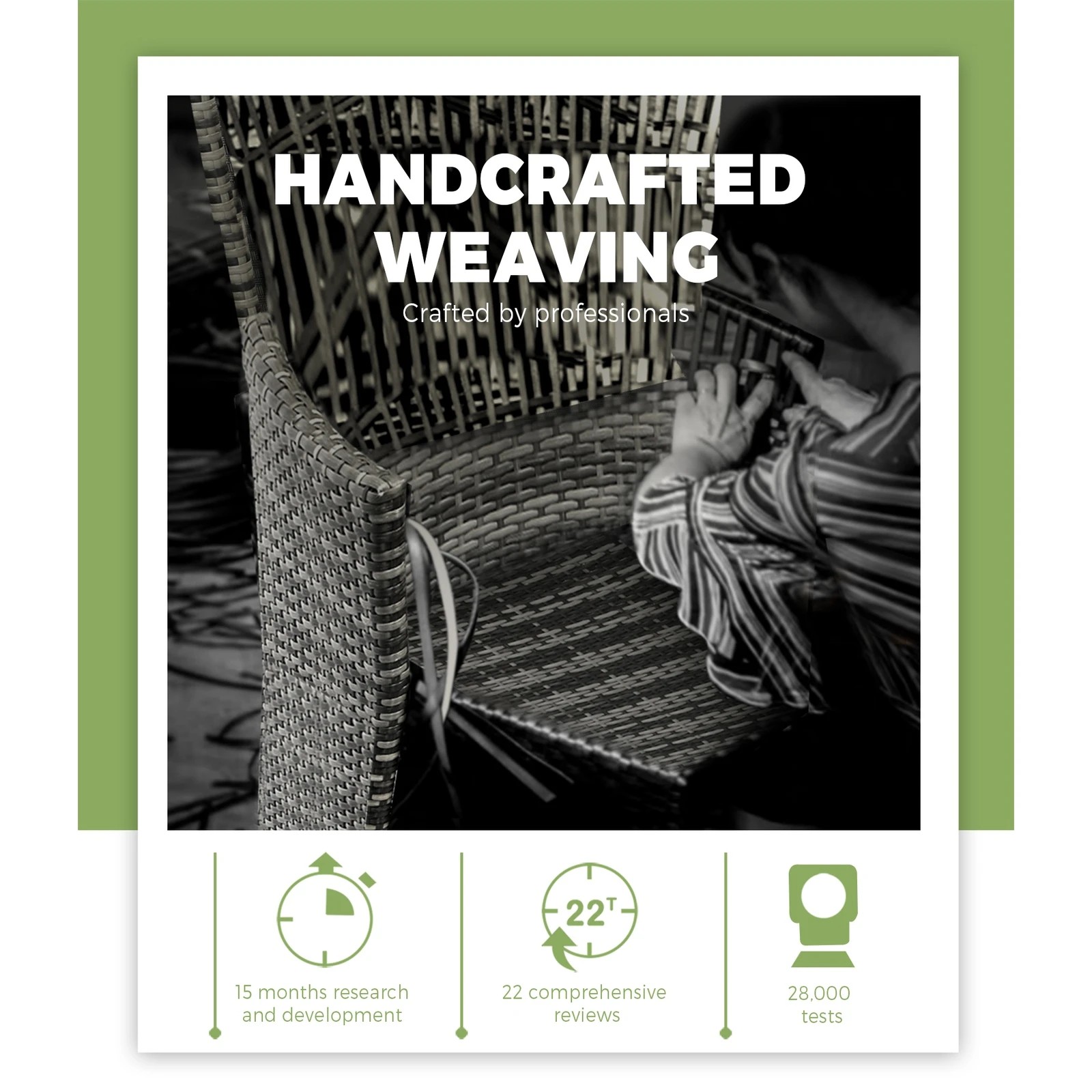 5 Livsip Outdoor Lounge Set Patio Furniture Dining Chairs Wicker Table 4 Piece
 - Multi, 5 of 10