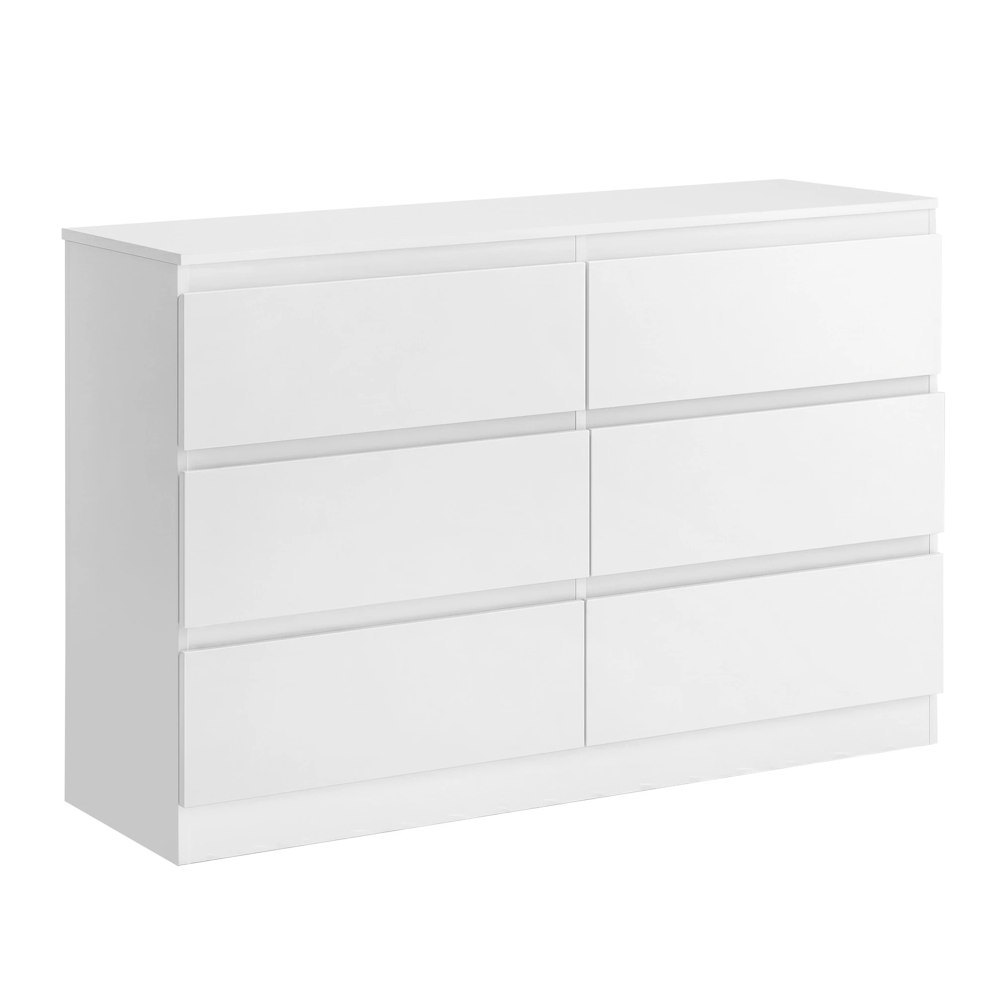 1 Artiss 6 Chest of Drawers Storage Cabinet - White, 1 of 9