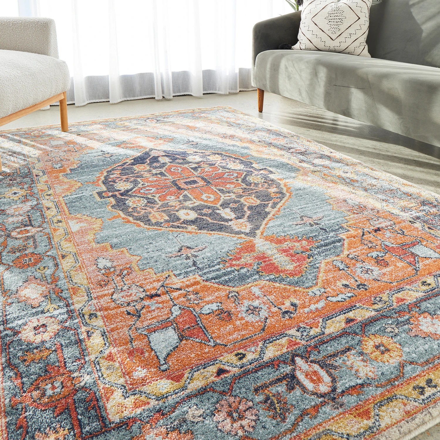 1 Common Ground Rugs Eterna 862 330x240cm - Extra Large Power Loomed Pet Friendly Floor Rug - Brown, 1 of 7