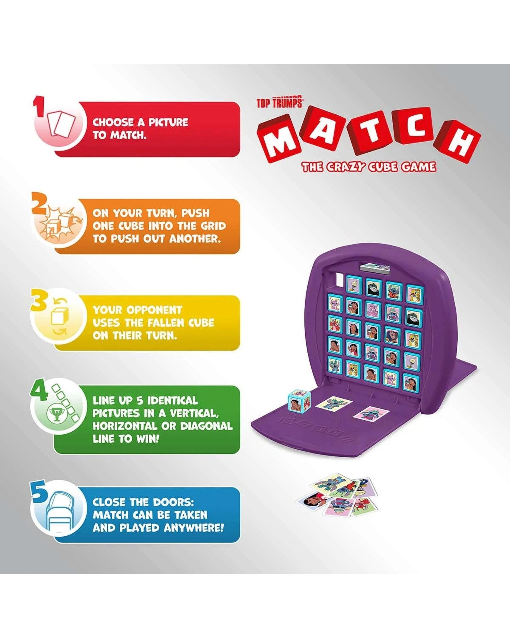 6 Top Trumps Match Stitch Board Game, 6 of 7