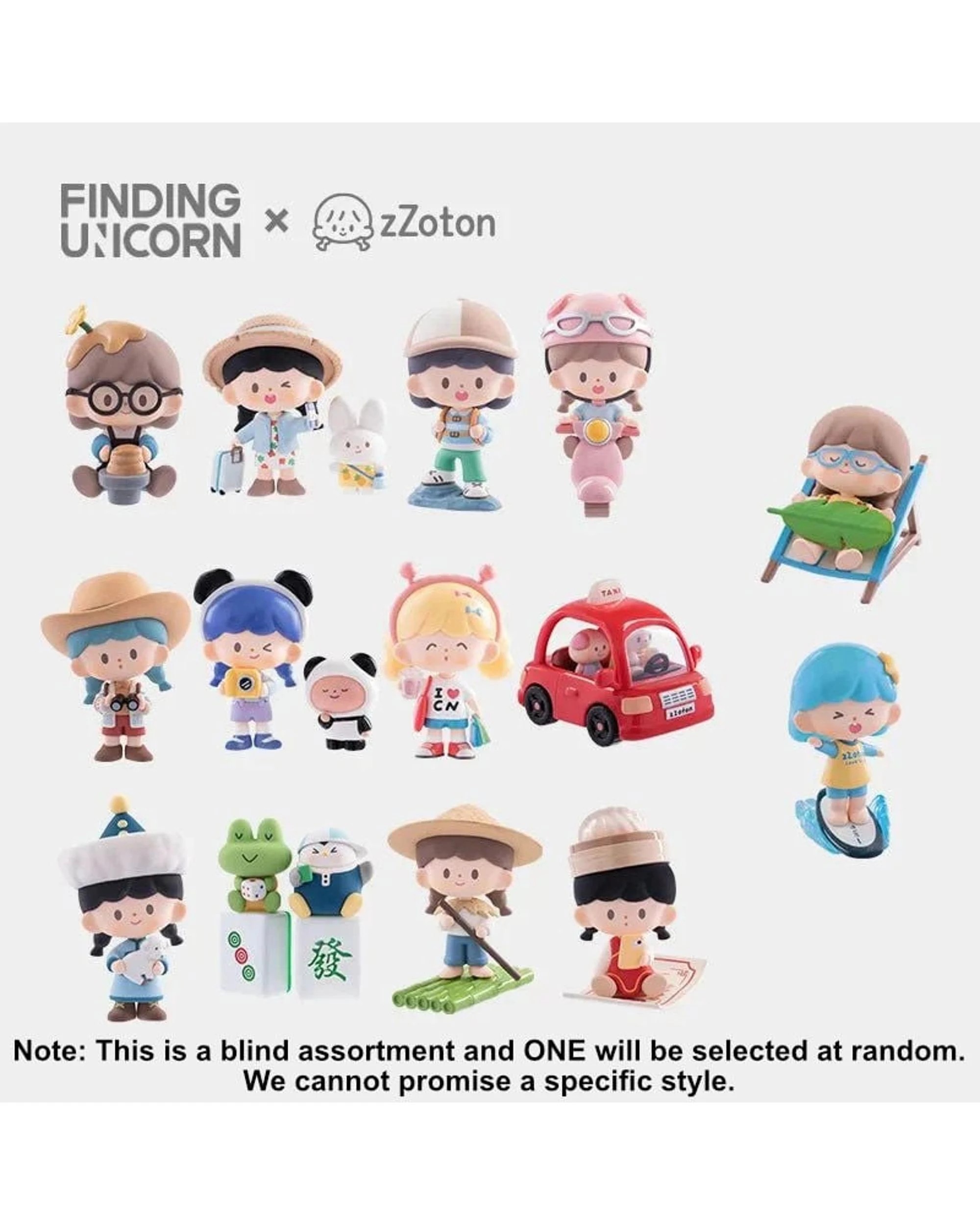 2 Finding Unicorn zZoton Travel Together Series Blind Box, 2 of 10
