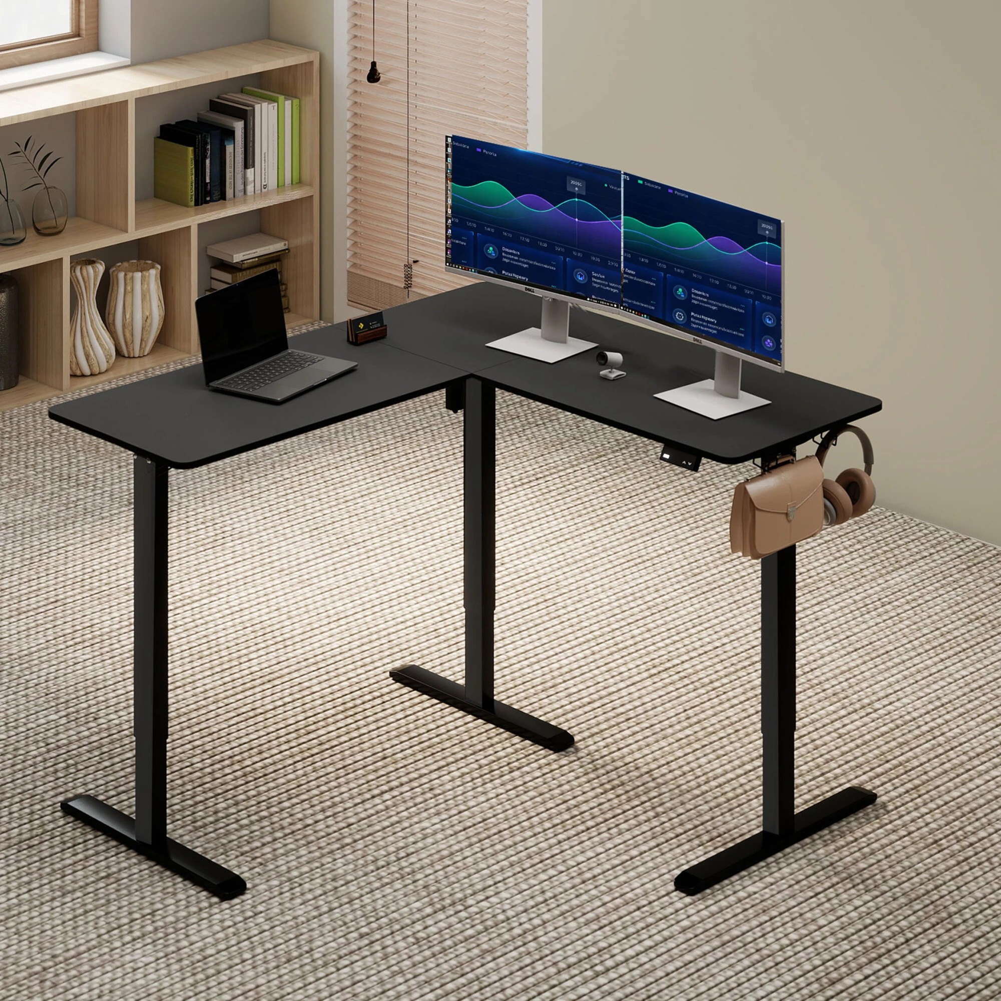 7 Levede Electric Standing Desk - Black, 7 of 9