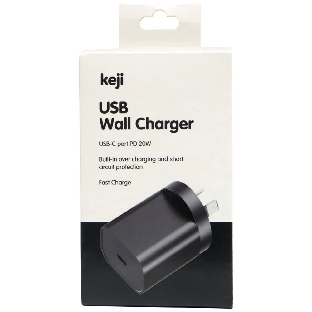 1 Keji USB-C 20W PD Wall Charger Black, 1 of 7