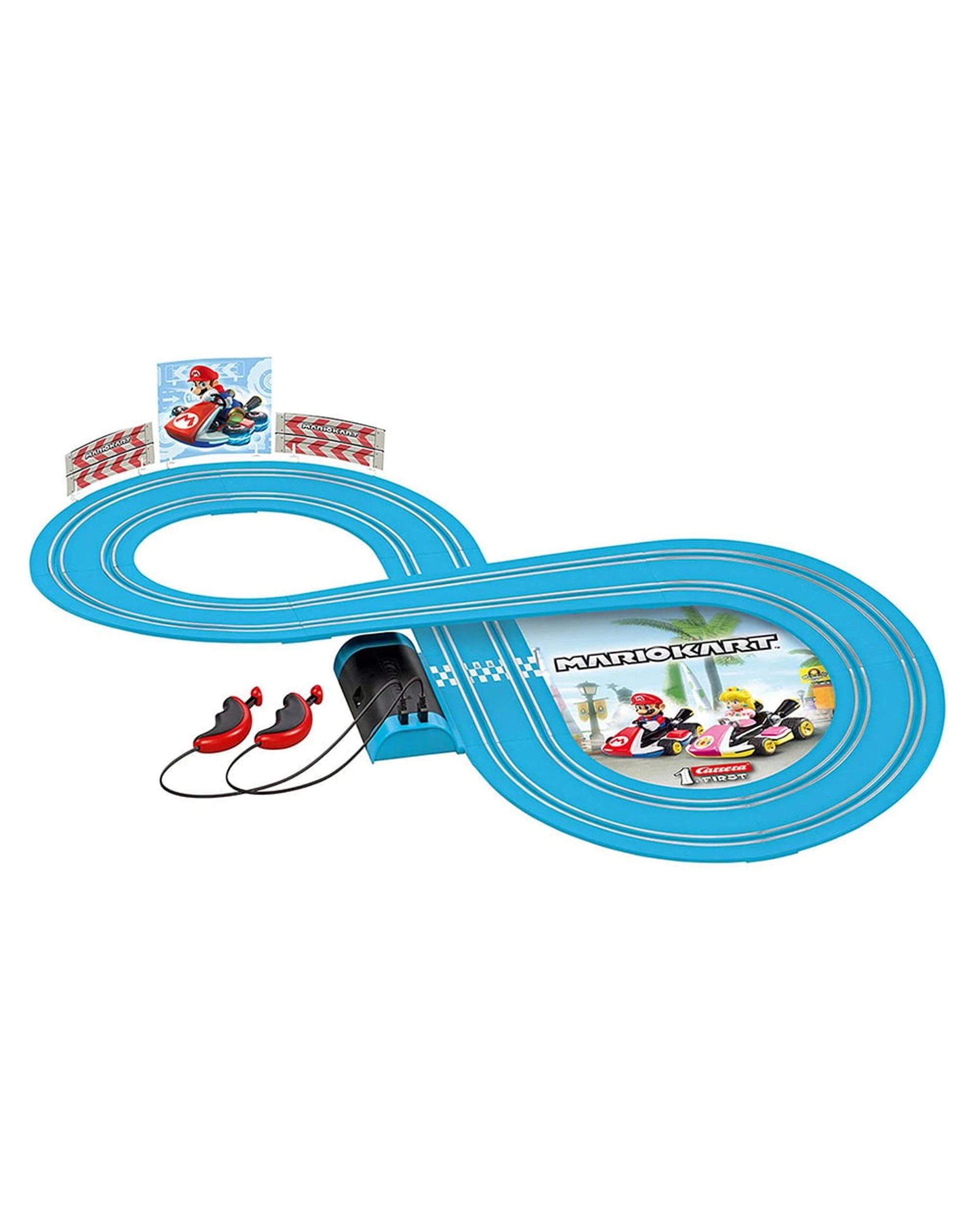 2 Carrera First Battery Set Mario Kart Mario and Peach 2.4m Track, 2 of 3