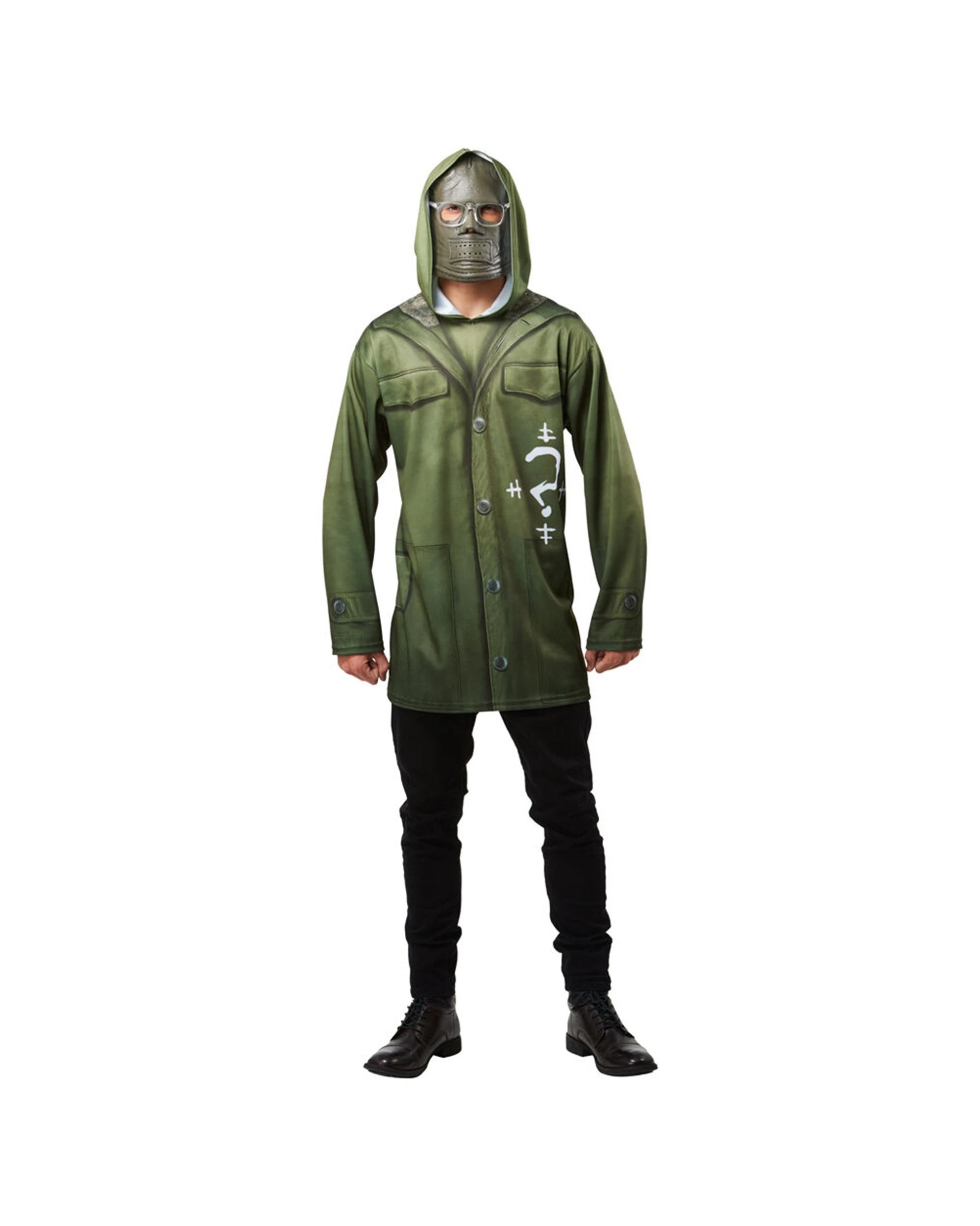 1 Batman The Riddler Dress Up Costume Top Adult Size L, 1 of 3