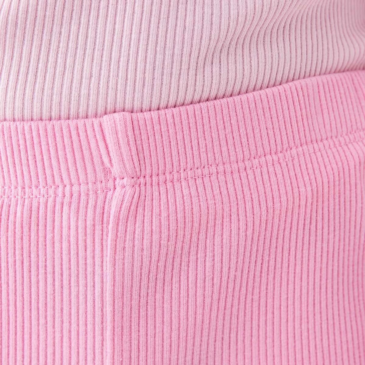 3 Rib Flare Leggings Pris Pink, 3 of 8
