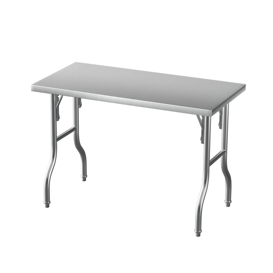 1 Cefito Stainless Steel Kitchen Benches Work Bench Food Foldable 430 - Silver, 1 of 4