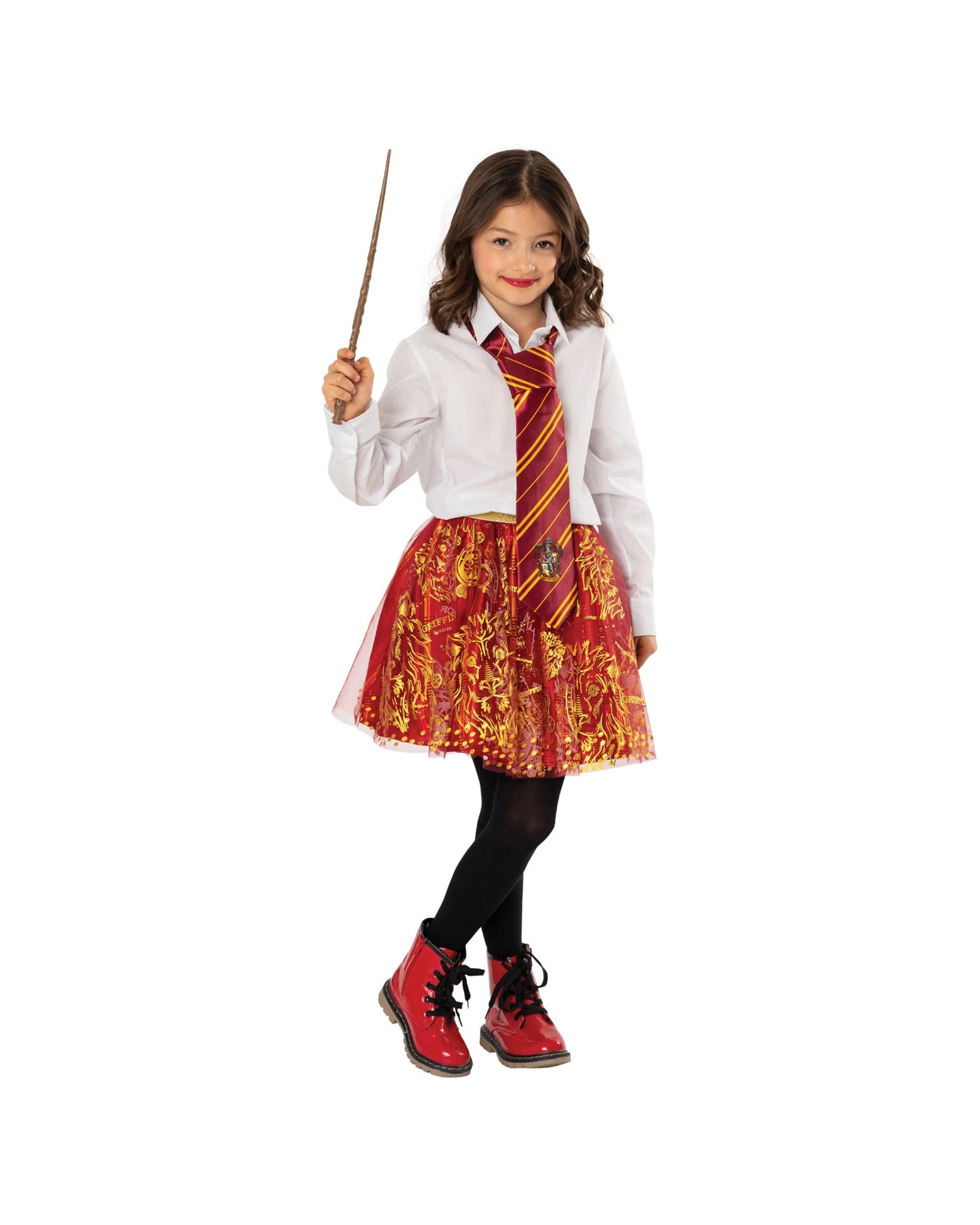 1 Harry Potter Gryffindor Tutu Skirt Kids Children XL - Burgundy, 1 of 3