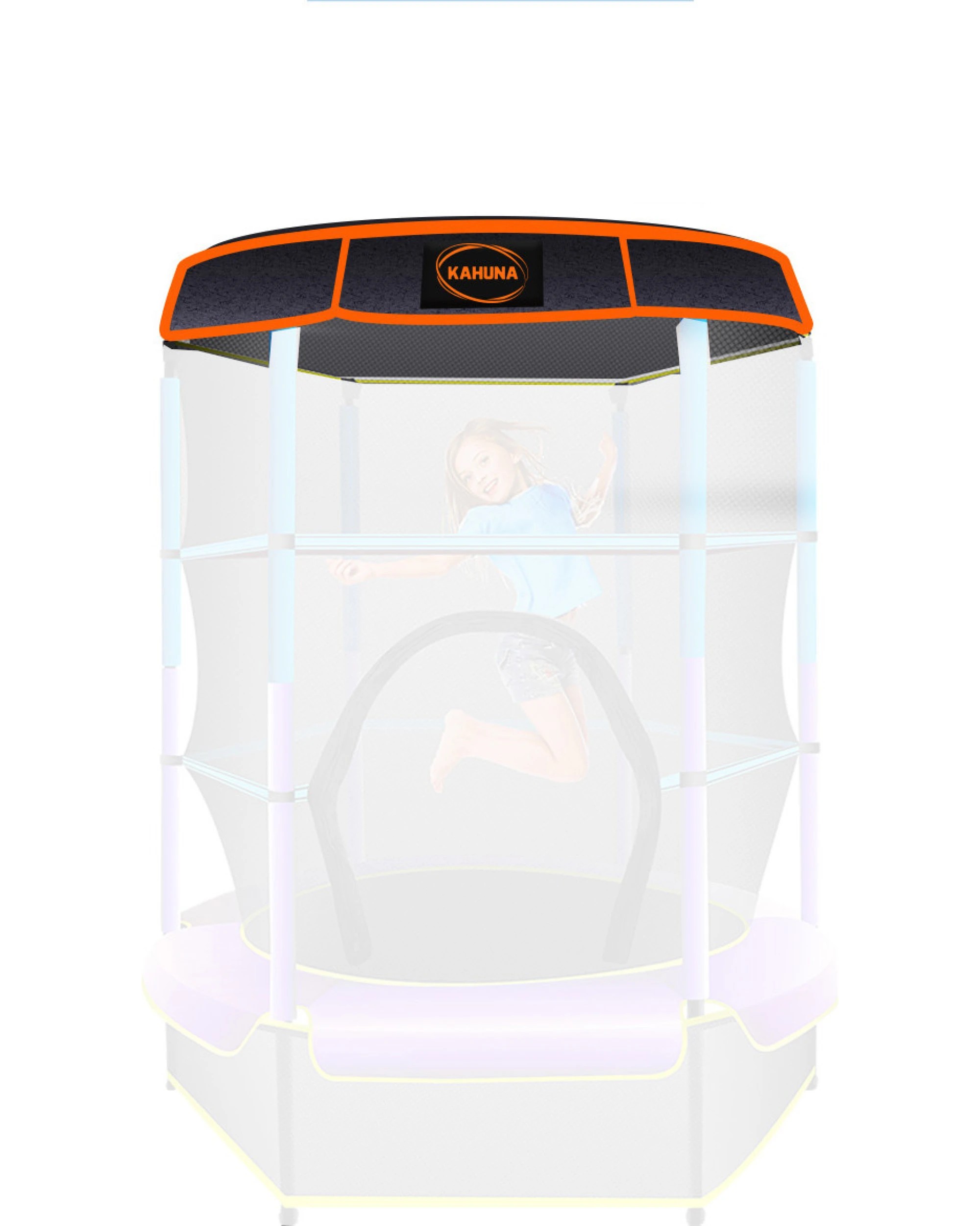 1 4.5ft Kahuna Trampoline Roof Shade Cover