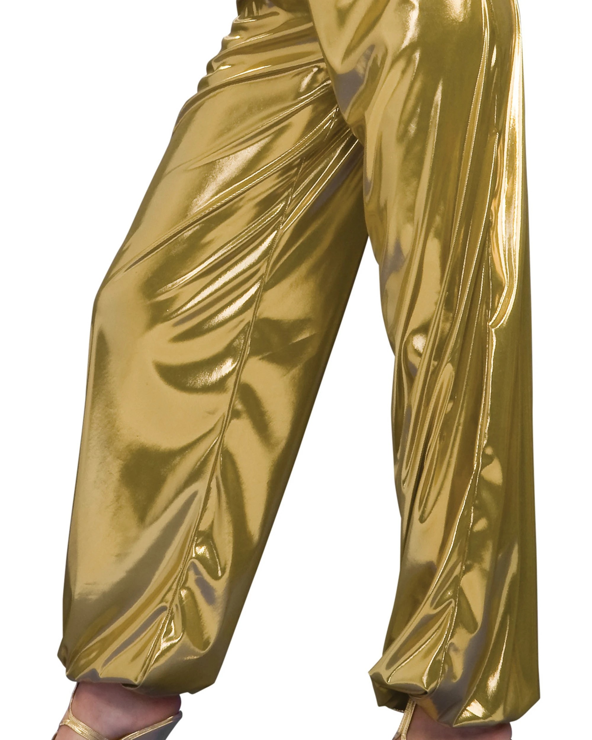 3 Rubies Solid Diva 70s Women Dress Up Costume Size Standard - Gold, 3 of 3