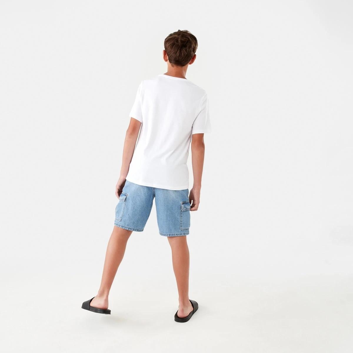 6 Short Sleeve Print T-shirt Wht Photop, 6 of 8