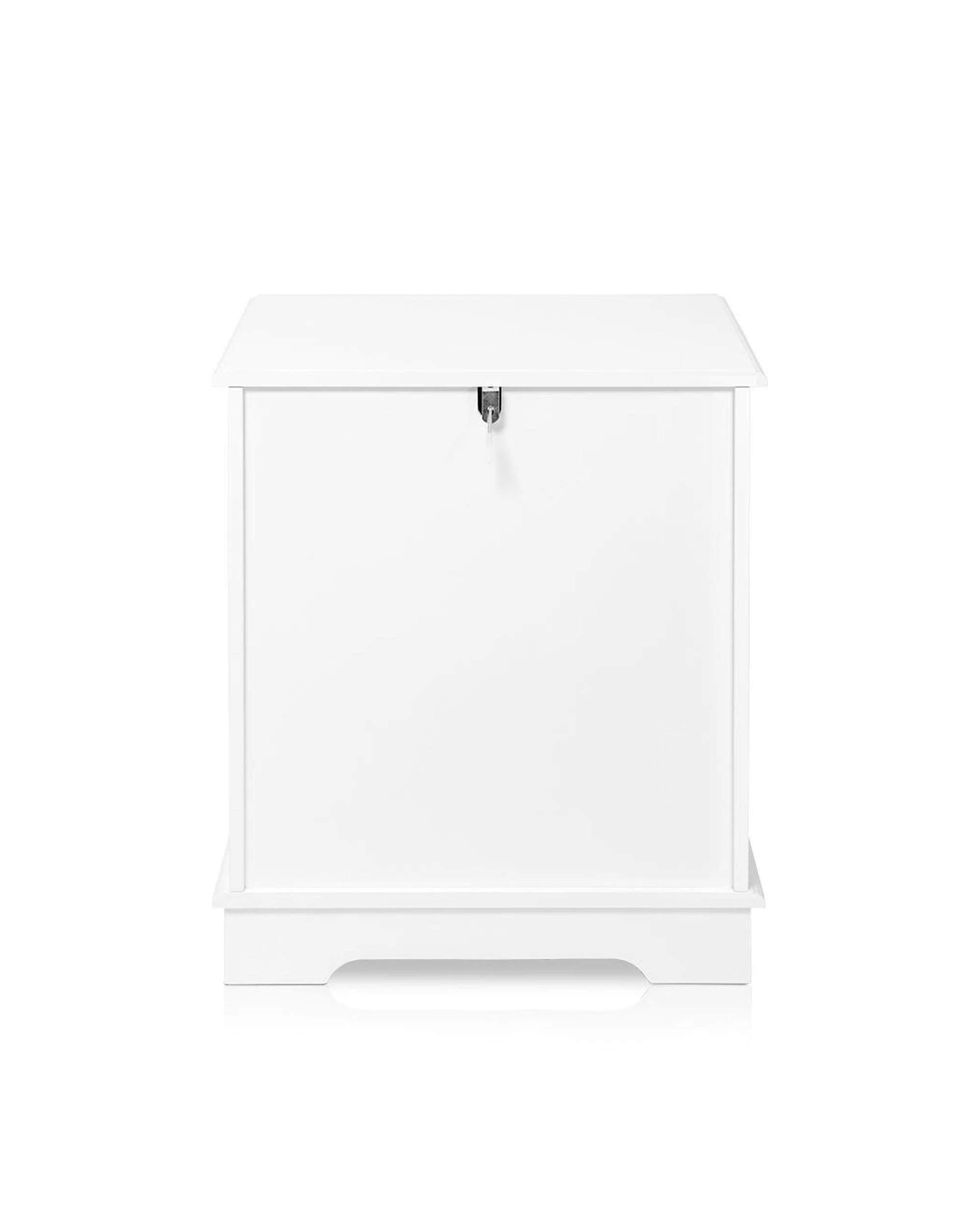 3 Harper Freestanding 2 Drawer Bedside Table White, 3 of 10