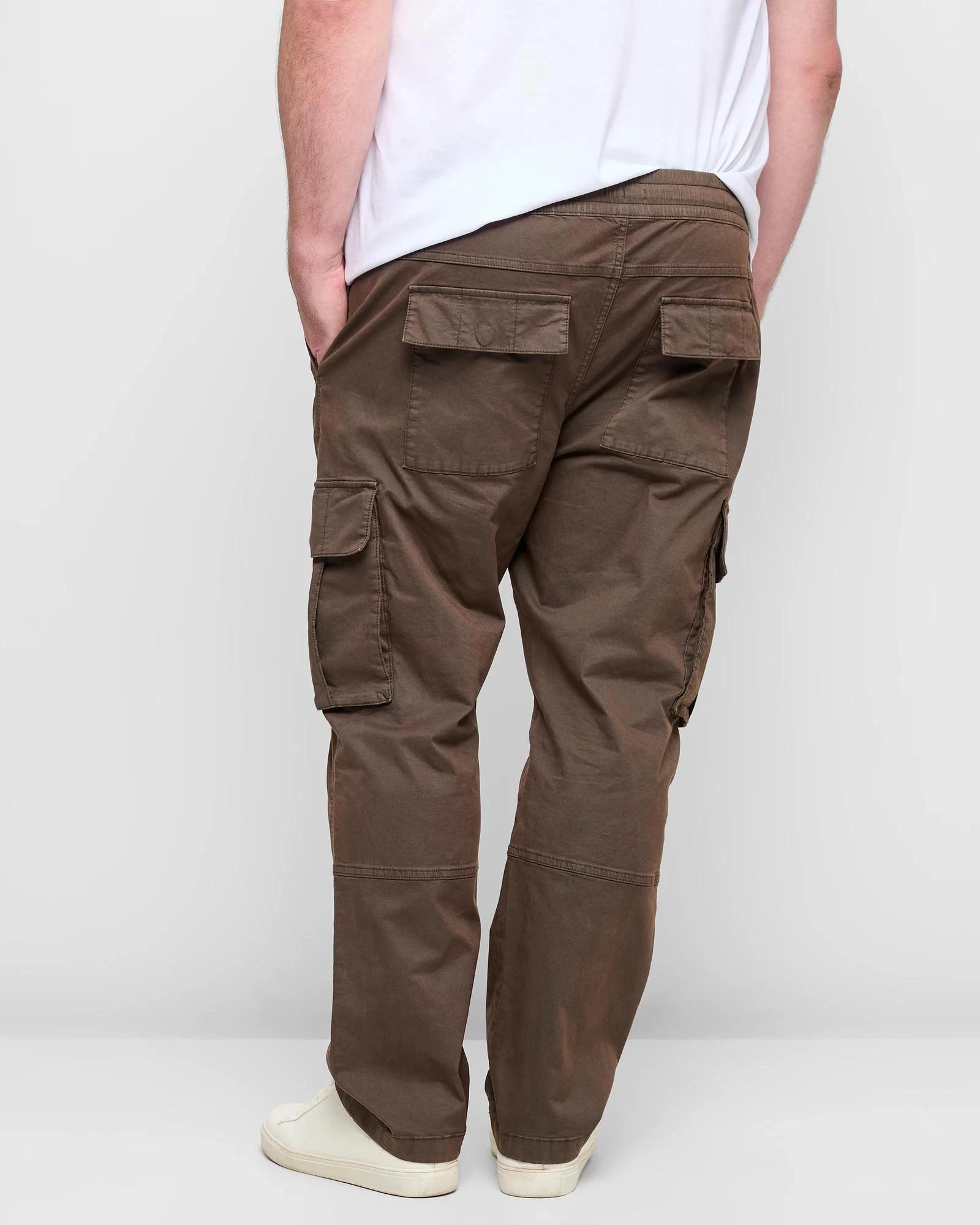 4 Target Plus Size Cargo Pants KHAKI, 4 of 5