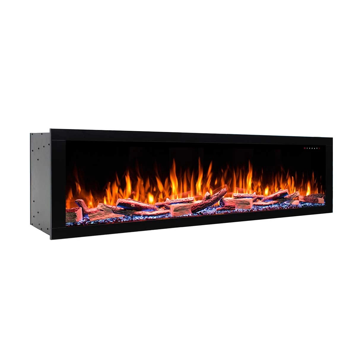 3 Moda Living Fantasia 72 inch Electric Fireplace - Extra Deep - Black, 3 of 5