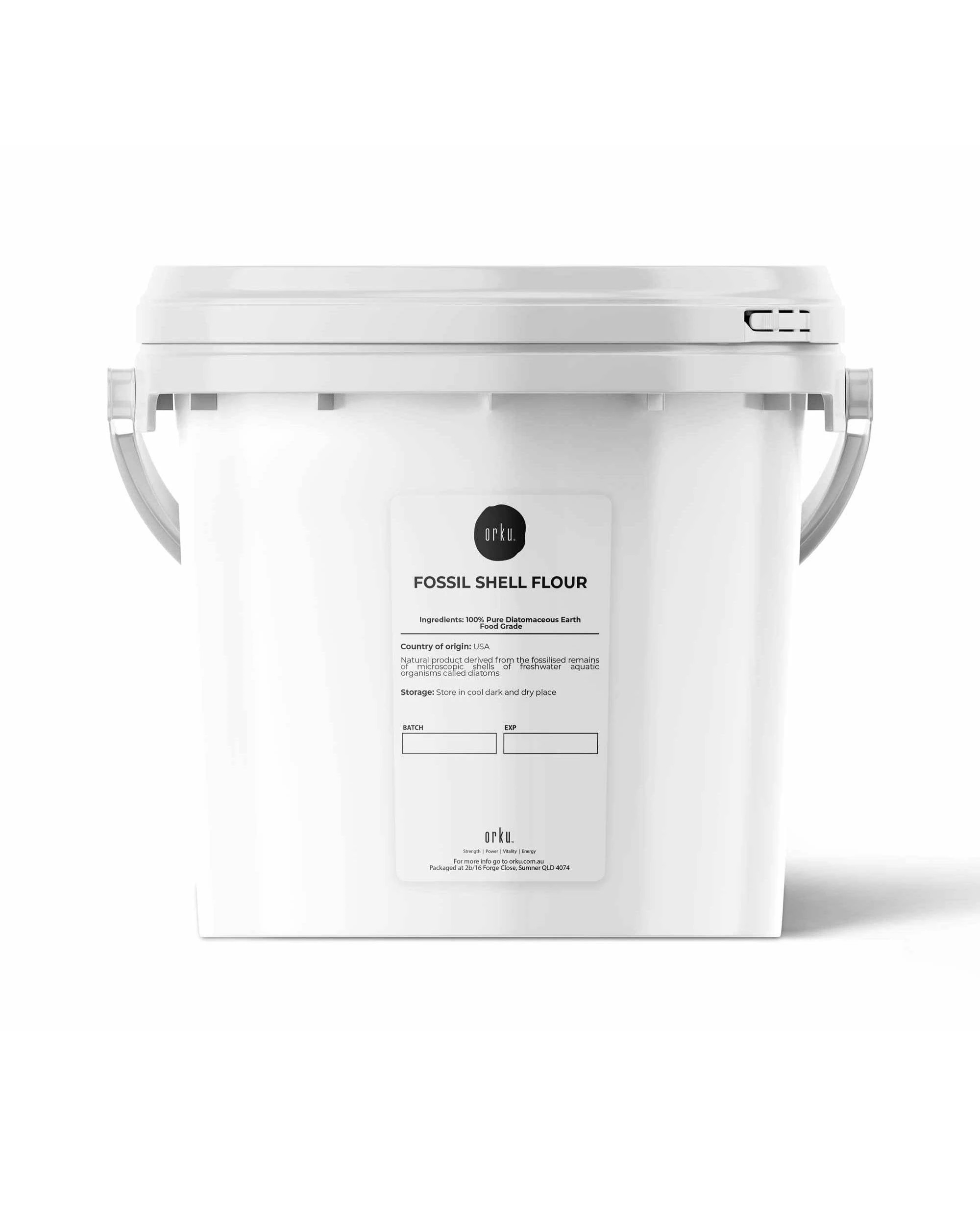 1 Orku 300g Fine Diatomaceous Earth Tub - Food Grade Fossil Shell Flour, 1 of 2