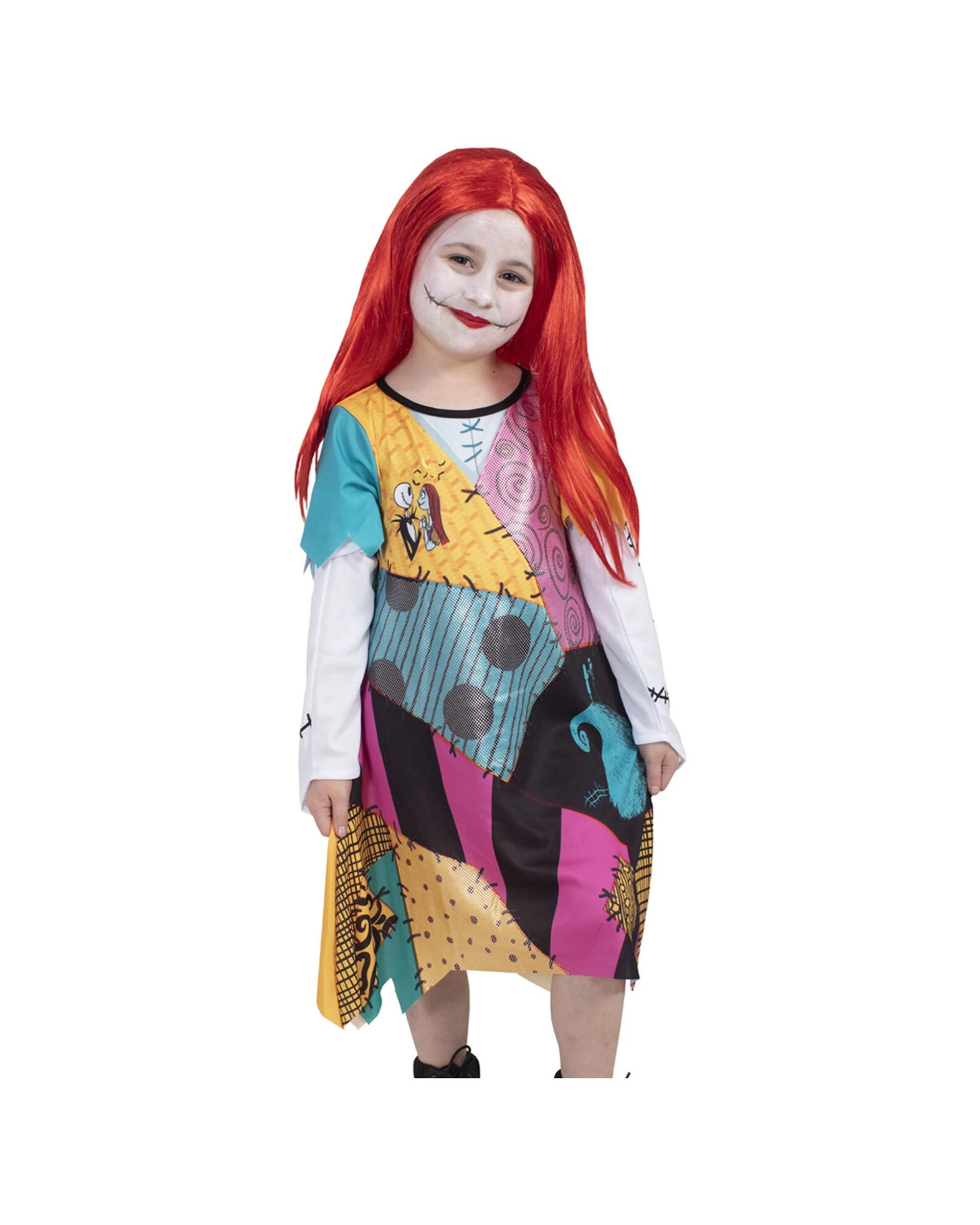 2 The Nightmare Before Christmas Sally Finkelstein Deluxe Costume Party Dress S - Multi, 2 of 4