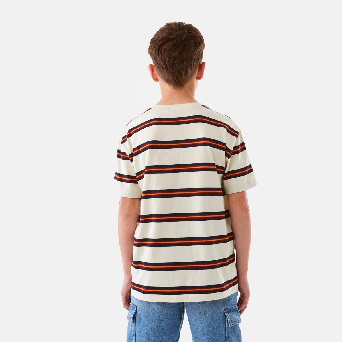2 Short Sleeve Stripe T-shirt Bge Rtrstr, 2 of 8