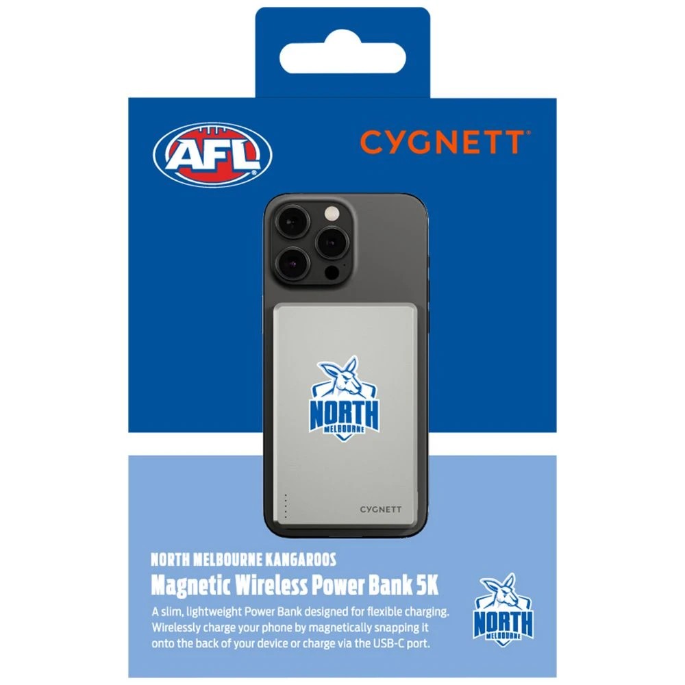 6 Cygnett 5000mAh Magslim Powerbank North Melbourne Kangaroos, 6 of 6