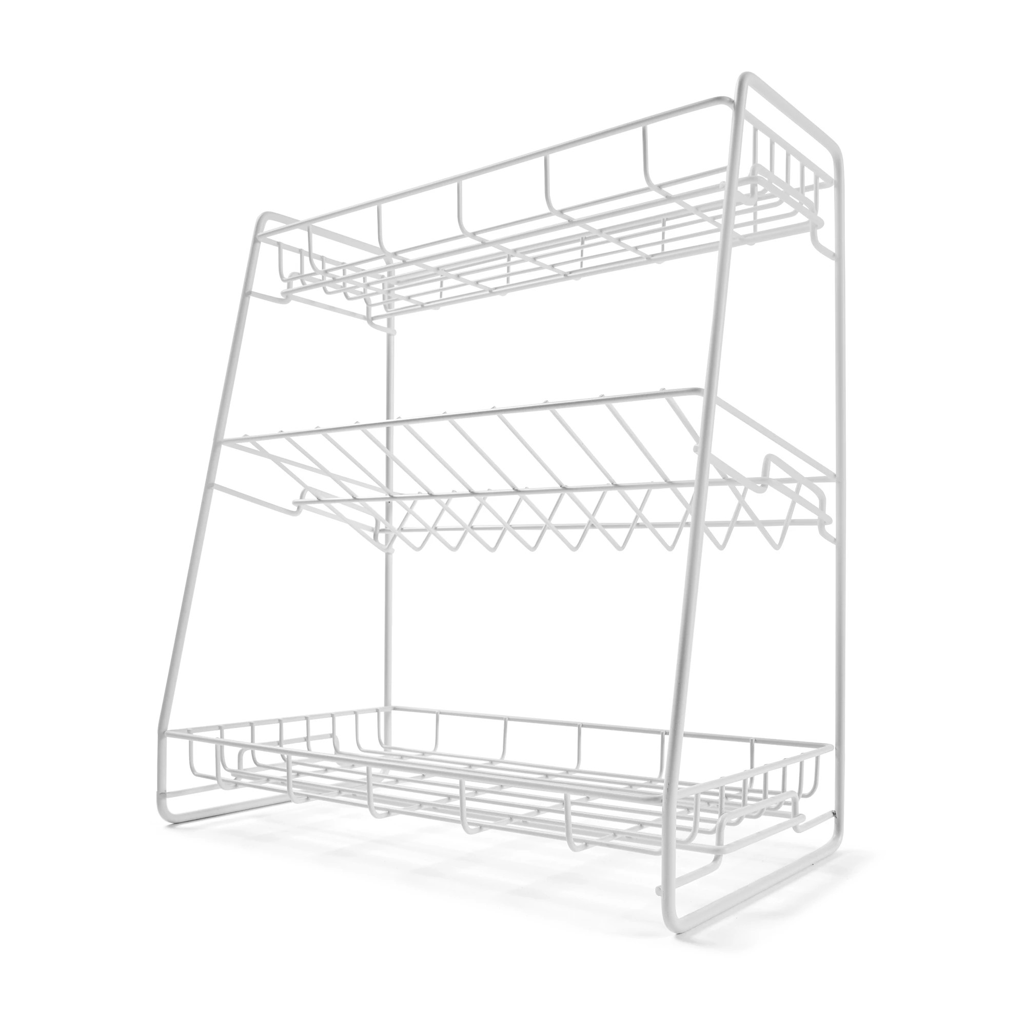 2 White Wire Angled Shelf, 2 of 9