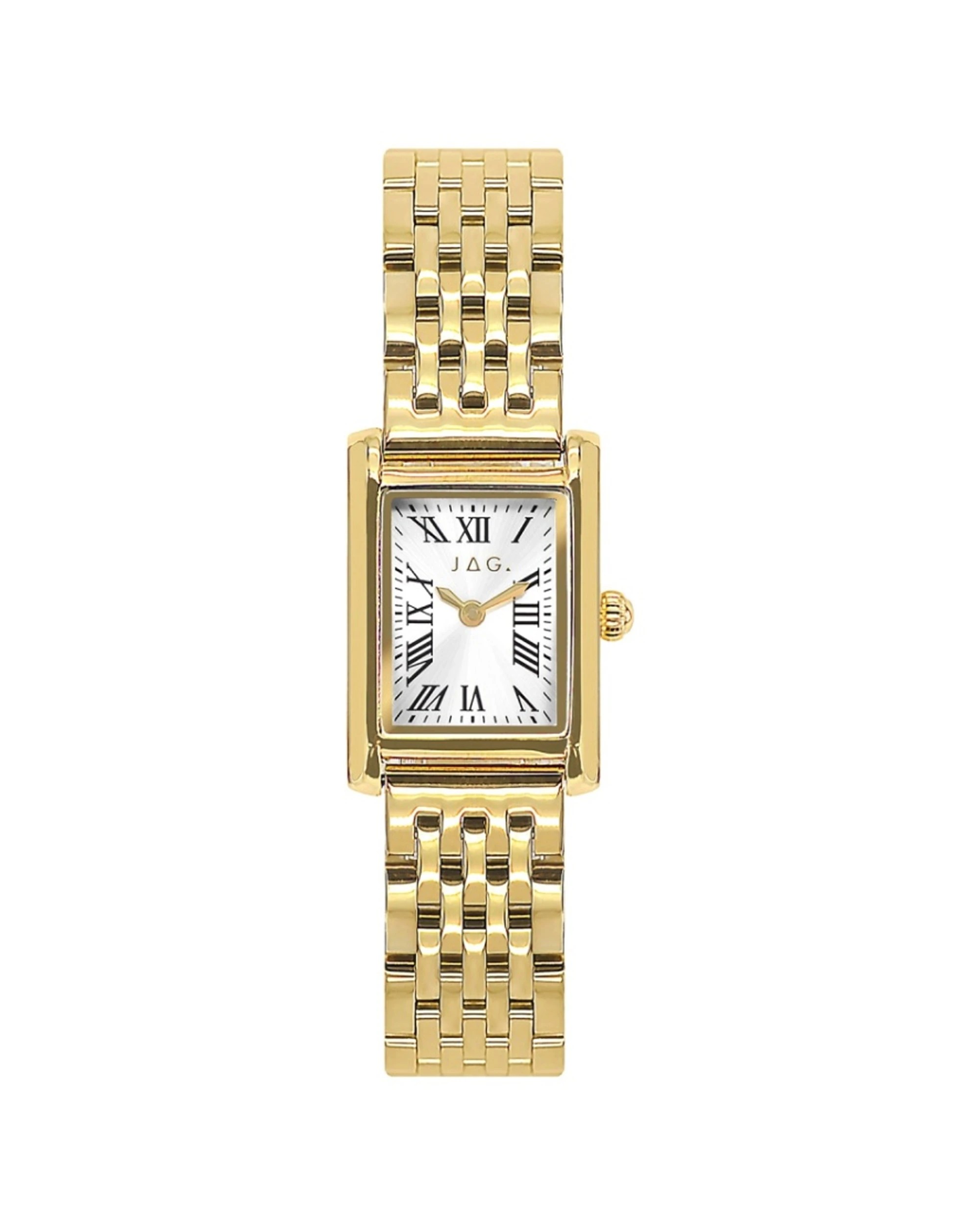 1 JAG Cambridge Women's Gold Stainless Steel Band Watch 20.5mm 3 ATM, 1 of 2