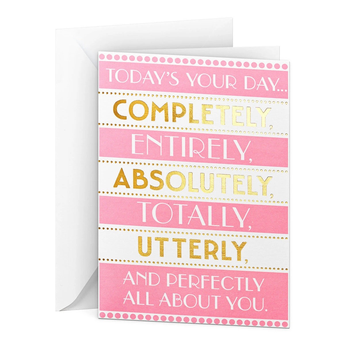 1 Hallmark Birthday Card for Her - Today's Your Day, 1 of 3