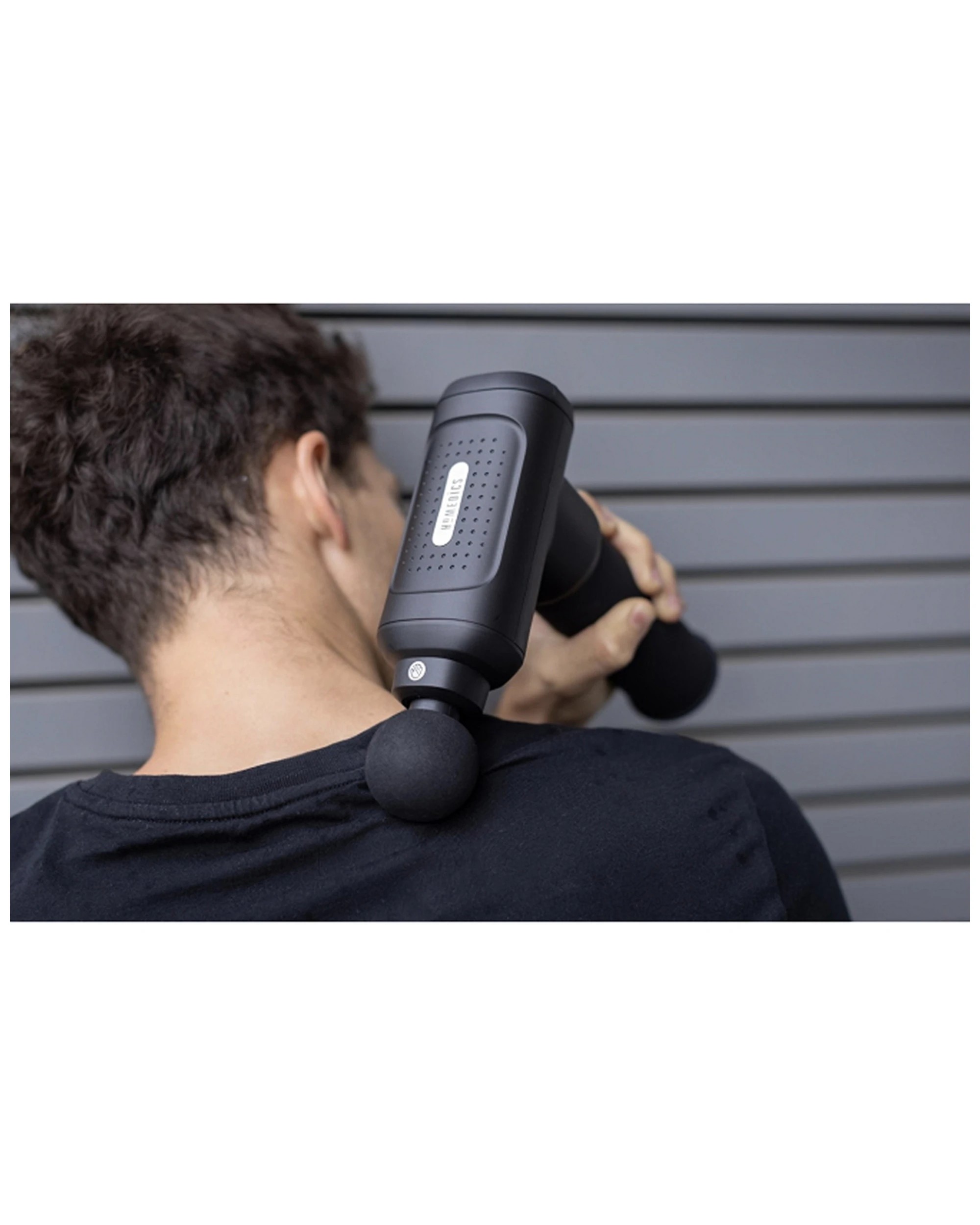 3 HOMEDICS Cordless Pro Deep Tissue Massage Gun Set With 4 Heads Rechargeable - Black, 3 of 5