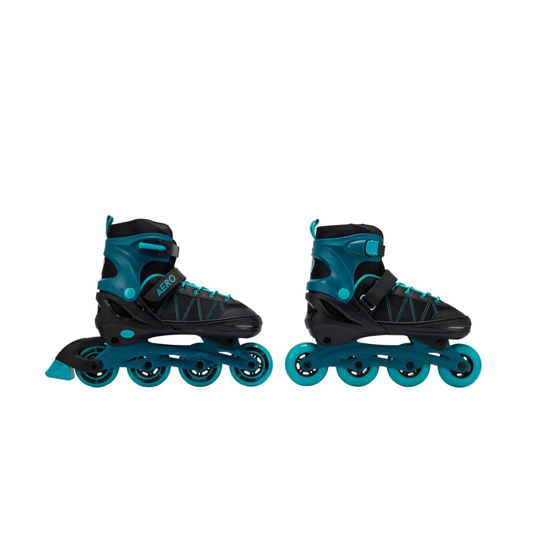 3 Inline Skates - Black and Teal, Size 8 to 11, 3 of 7