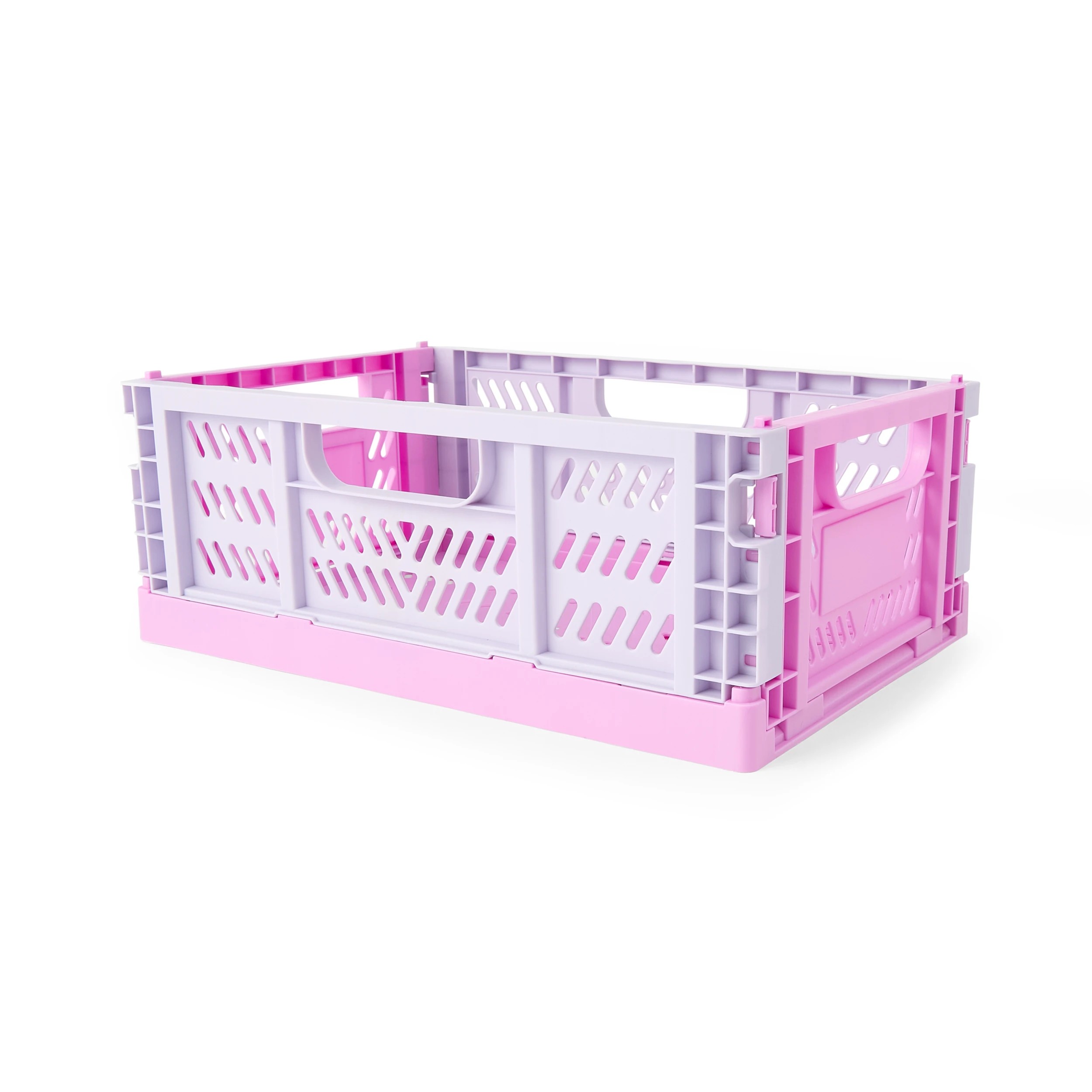 1 5L Collapsible Crate - Small, Pink, 1 of 8