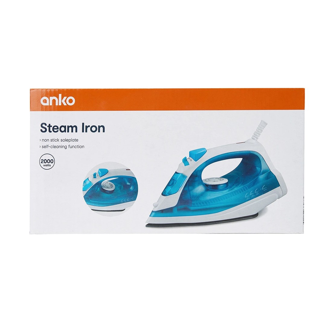 10 2000W Steam Iron - Blue, 10 of 10