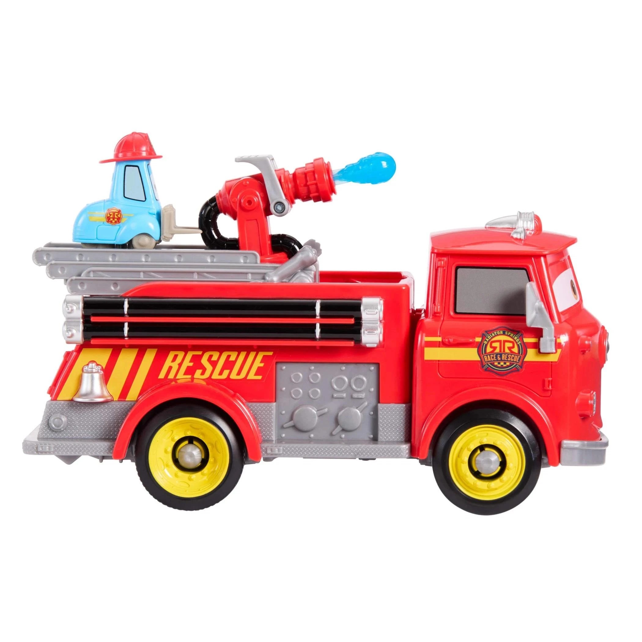 2 Mattel Disney and Pixar Cars Radiator Springs Race & Rescue Fire Fighting Red & Guido & Accessories - Multi, 2 of 5