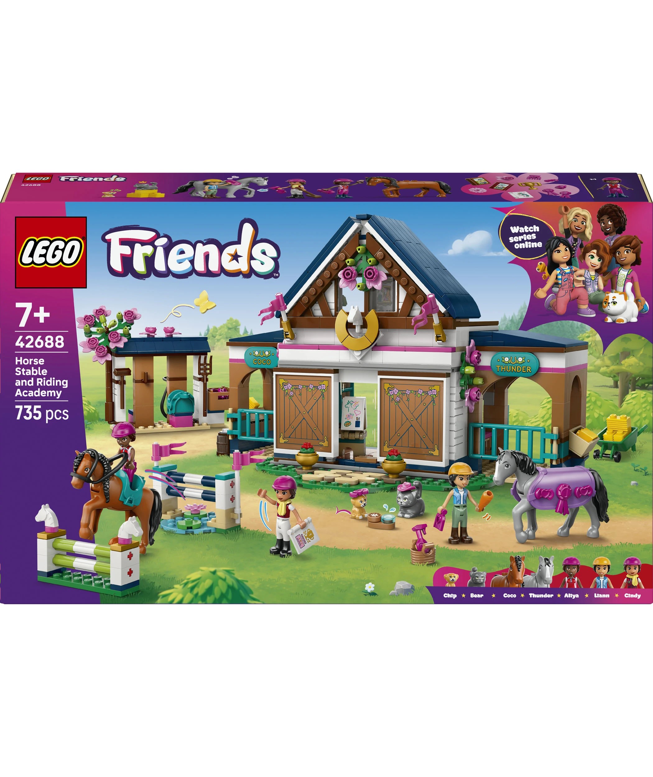 1 LEGO Friends Horse Stable and Riding Academy 42688, 1 of 10