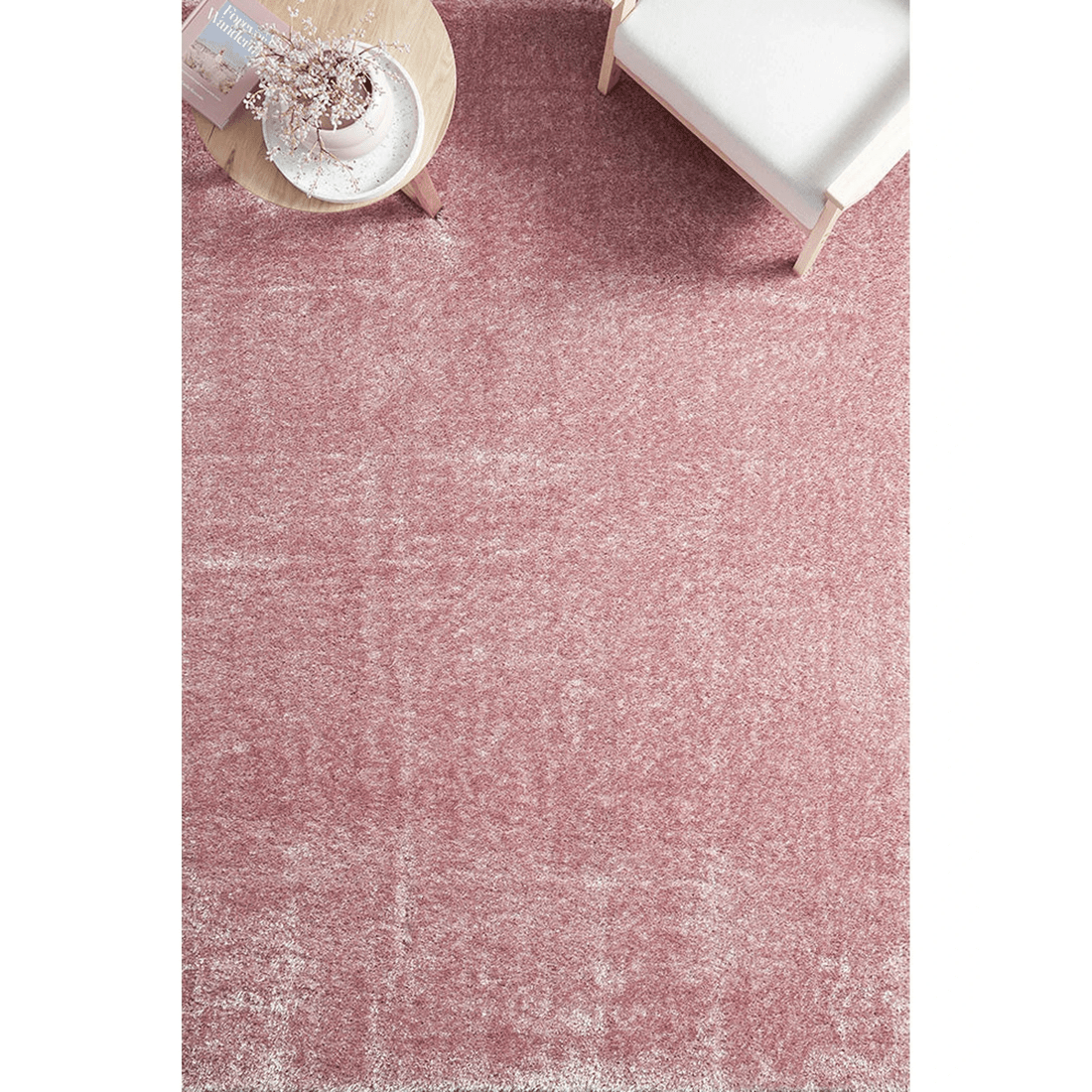 2 RUG CULTURE Sienna Blush Shag Rug - 5 cm Pile, Power-Loomed in Turkey - Pink, 2 of 7