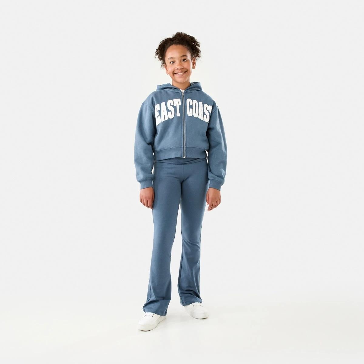 6 Cropped Print Zip Through Hoodie East Coast, 6 of 9