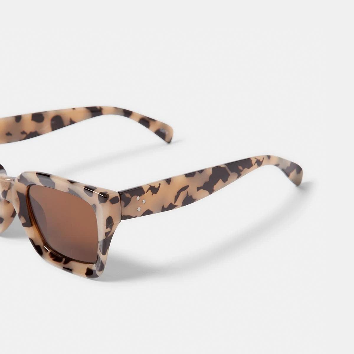 4 Rectangle Frame Sunglasses Mlky Trt, 4 of 5