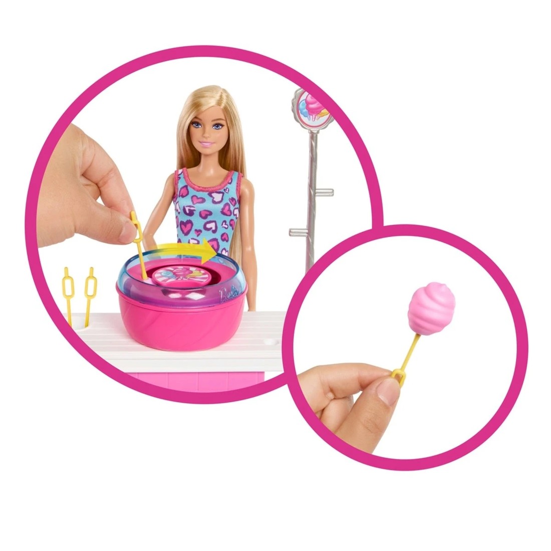4 Barbie Mysteries: Beach Detectives Barbie 'Malibu' Treats and Game Booth Playset, 4 of 5