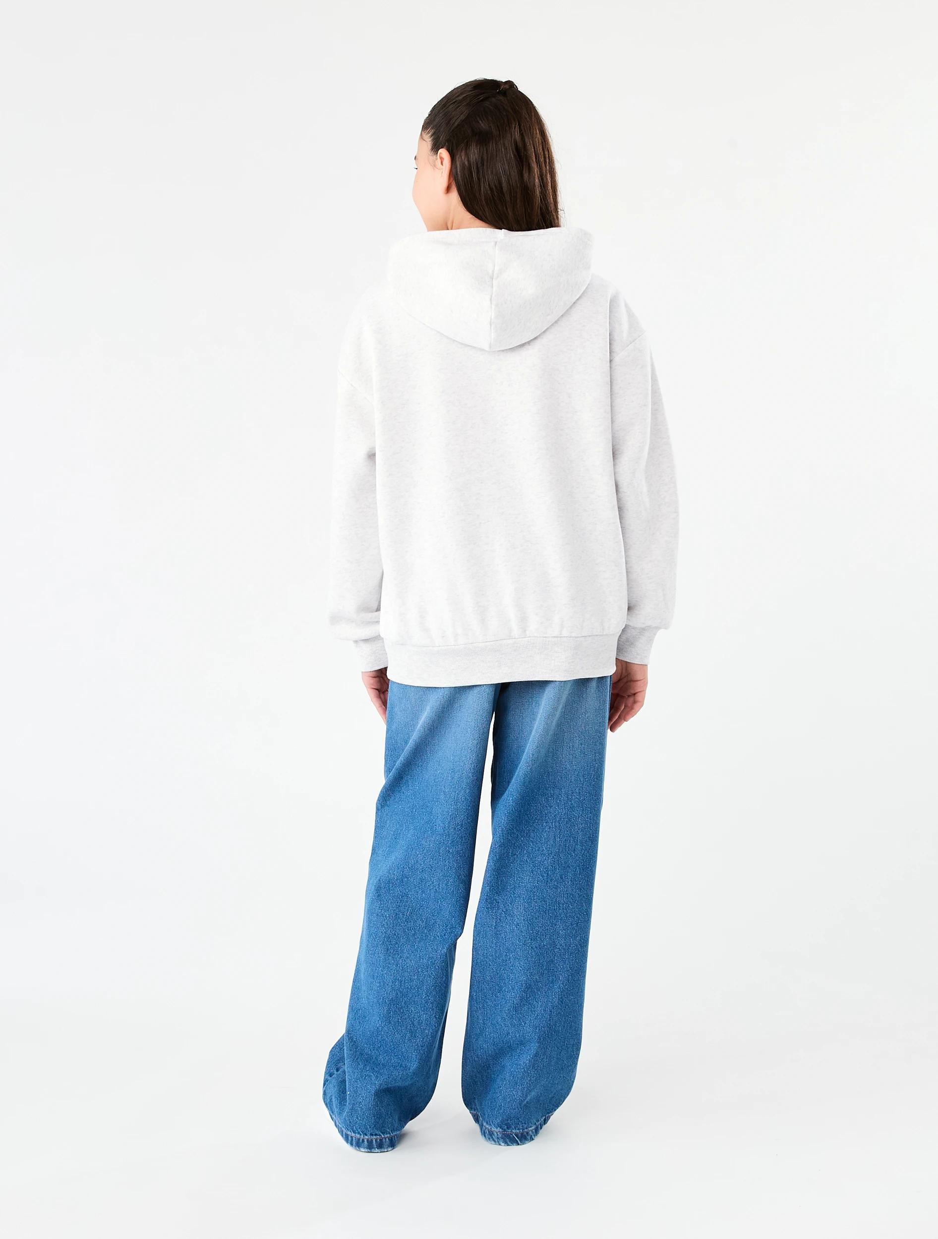 8 KPop Demon Hunters License Oversized Hoodie Grey Dh, 8 of 8