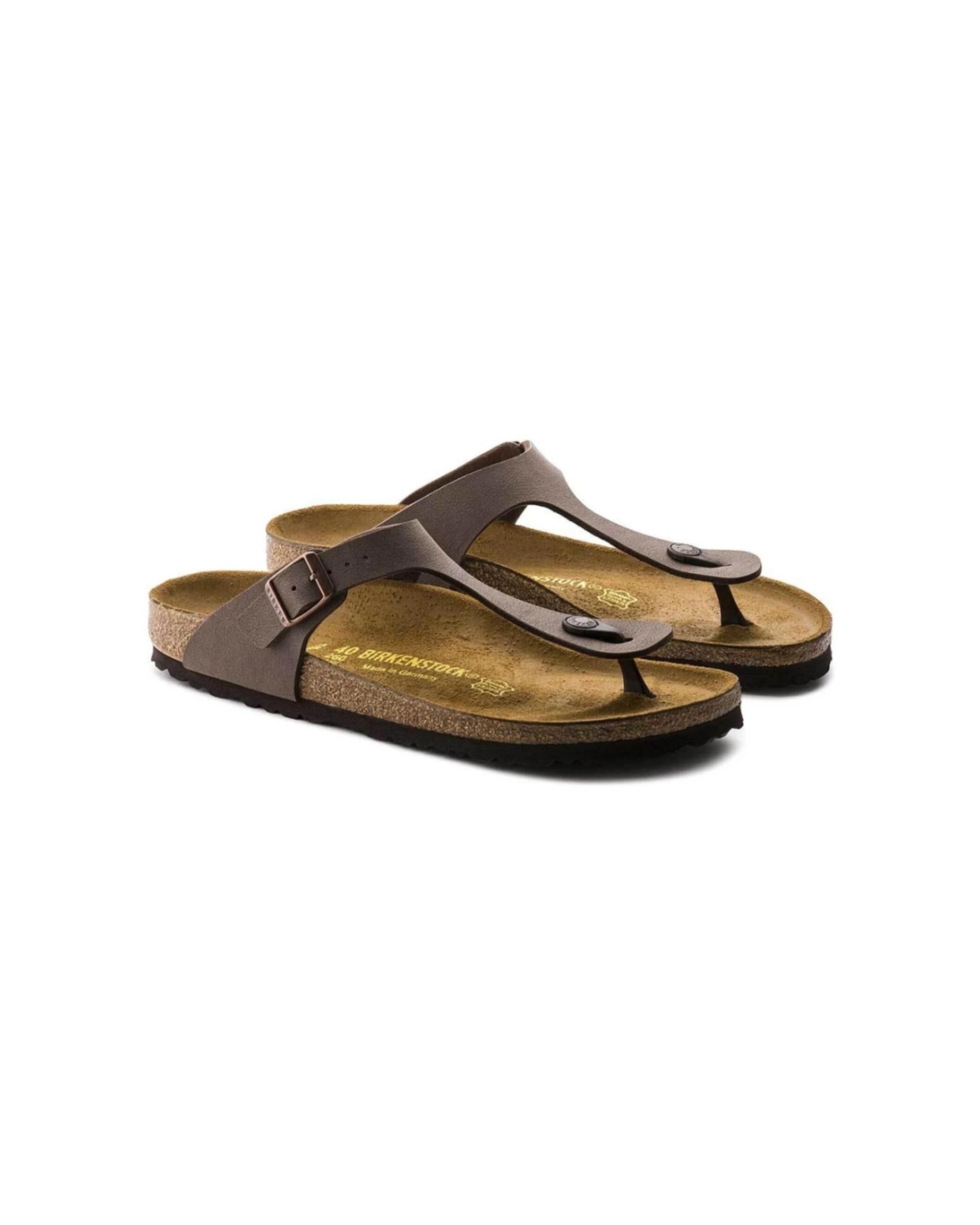 4 Birkenstock Gizeh Birko-Flor Nubuck Sandals Regular Width MOCCA, 4 of 4