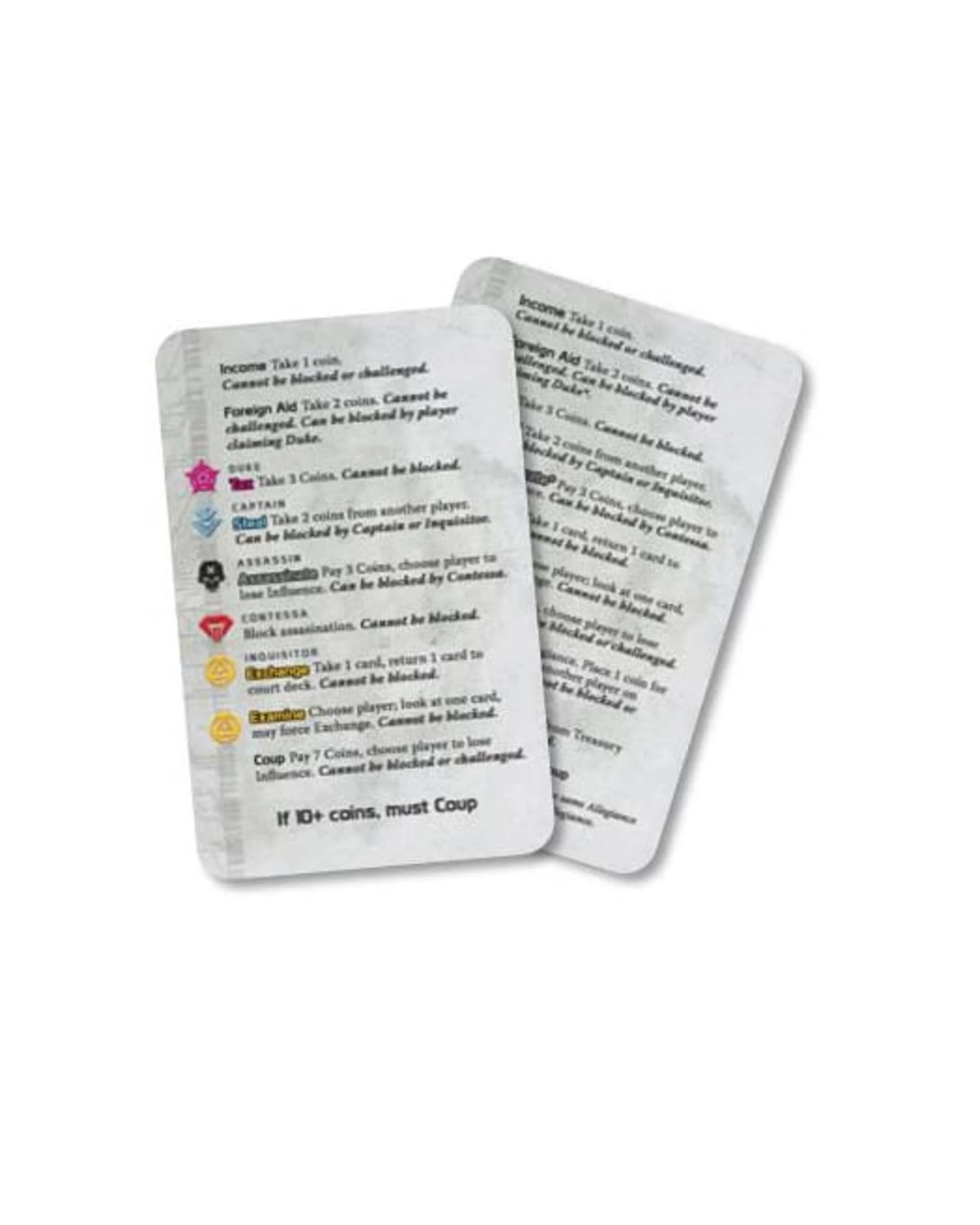 4 Coup Rebellion G54 Card Game, 4 of 4