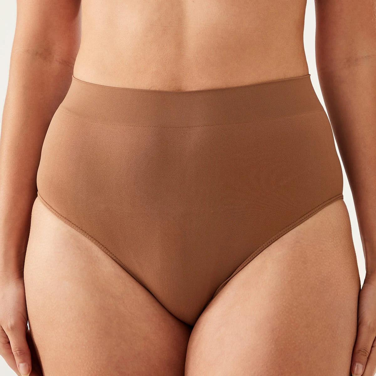 4 3 Pack Ultra Smooth Seamfree Full Briefs VIOLET CREAM PURPLE, TAN, MIDNIGHT INK, 4 of 9