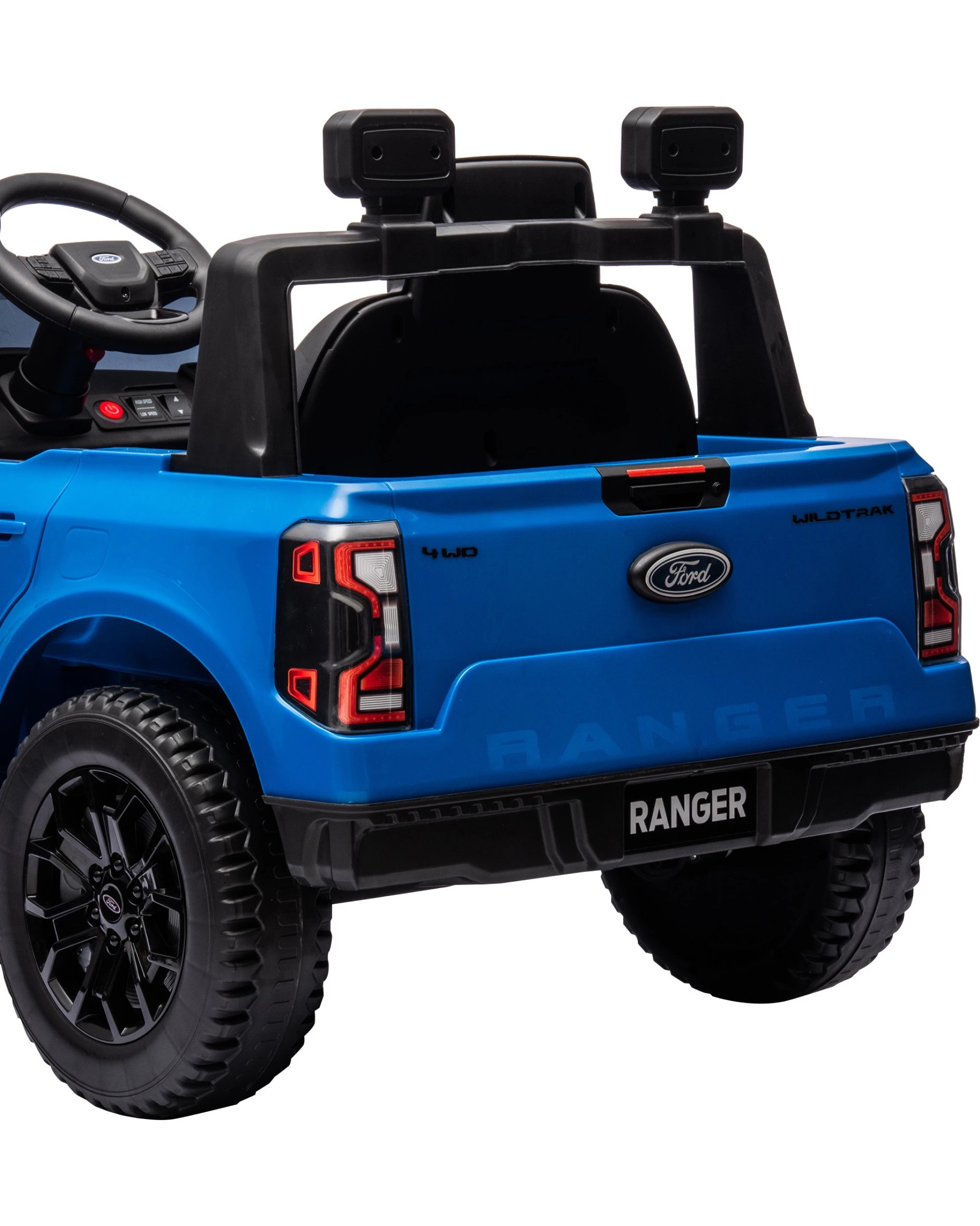 3 Kahuna Ford Ranger Electric Kids Ride On Car in Blue, 3 of 10
