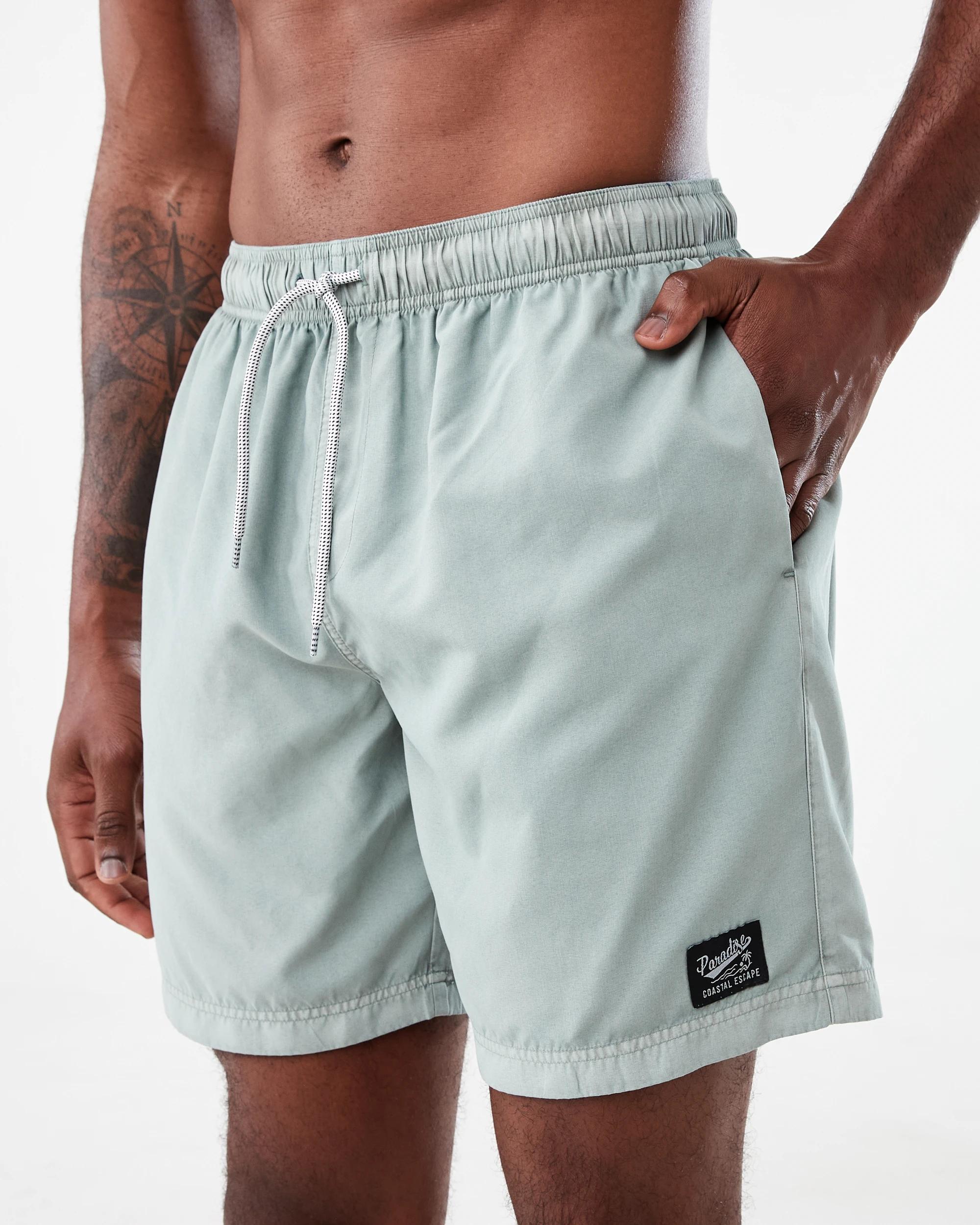 2 Washed Boardshorts Grn Wash, 2 of 8