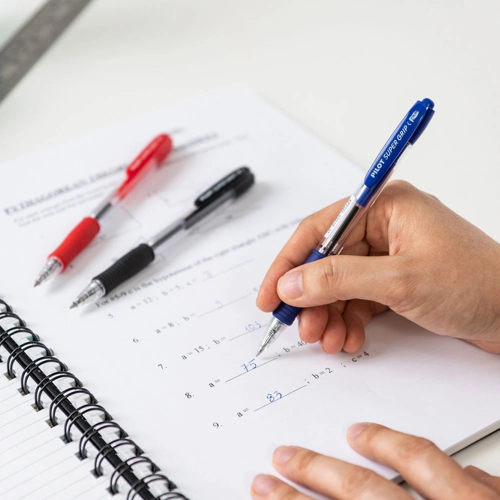 7 PILOT Super Grip Retractable Ballpoint Pen 1.0mm Asst 4Pk, 7 of 8