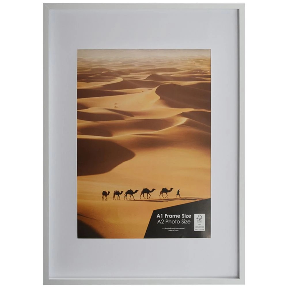 1 Sahara A1 Poster Frame White, 1 of 5